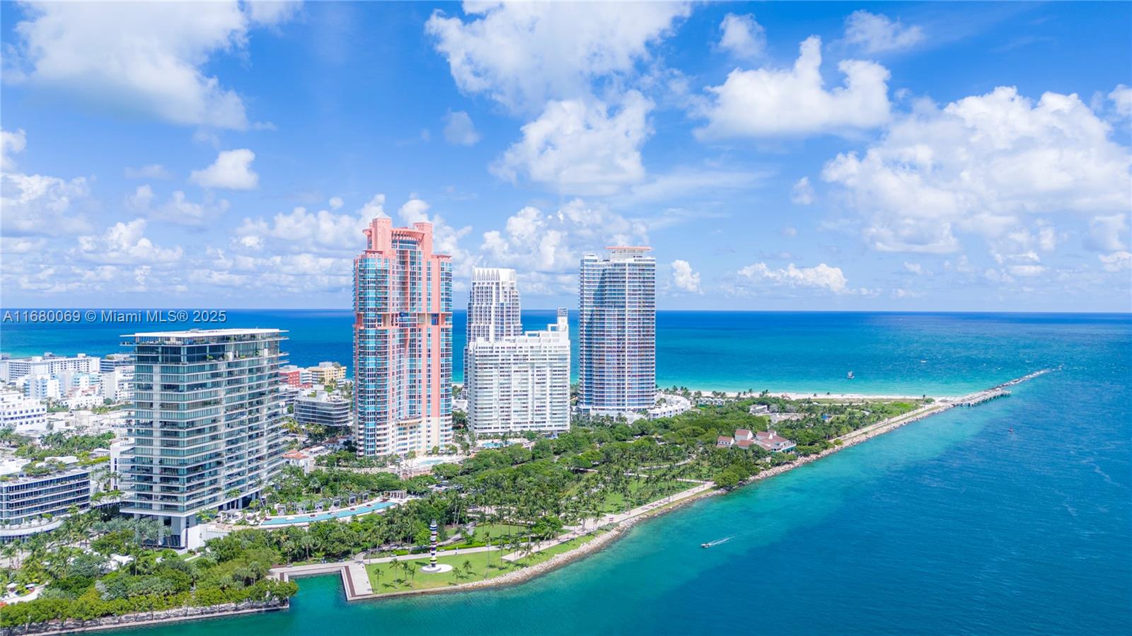 Welcome to an iconic building in Miami Beach's South of Fifth. This Portofino 2-bed 2-bath residence offers a flow-through layout for the most luxurious lifestyle. Dreaming of a new kitchen or different floors? Go for it! But the real showstopper are the jaw-dropping views. Picture this: two private terraces with amazing sights of the Atlantic Ocean, Intracoastal, and city skyline. You can't change those! This white glove landmark building offers exceptional amenities including a state-of-the-art fitness center, luxurious spa, tennis courts, and a stunning lobby. Enjoy walks to sandy white beaches, the Marina, South Pointe, famous restaurants or indulge in the building’s top-tier amenities. Portofino is all about style and ease. Grab this opportunity to enjoy the best of both worlds!