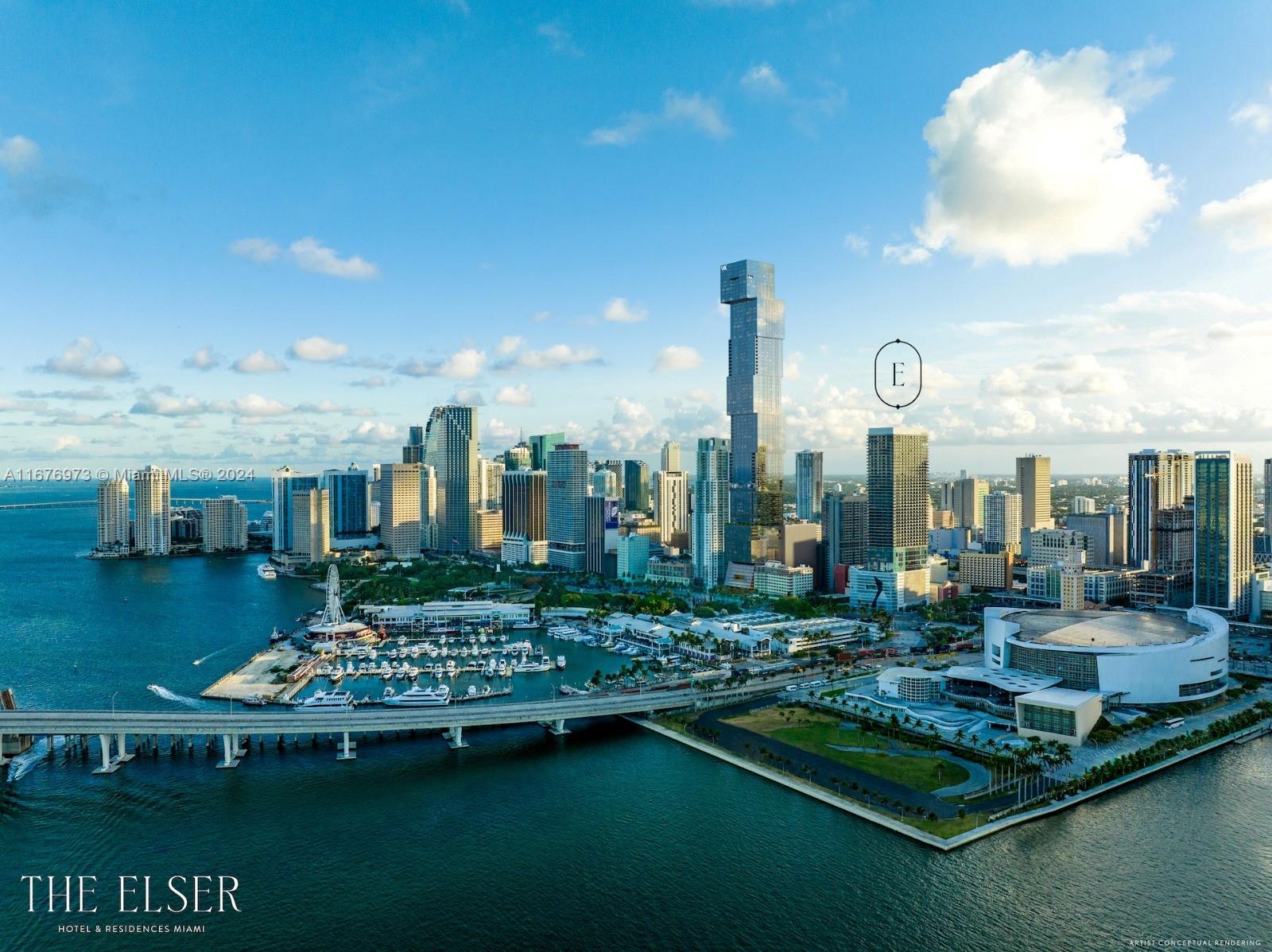 Unit 3006 at The Elser Residences offers an exceptional blend of luxury and convenience in the heart of Downtown Miami. This fully furnished 443 sqft residence features breathtaking floor-to-ceiling views of Biscayne Bay and the skyline. With smart technology, including an Ecobee thermostat and keyless entry, this unit is designed for modern living. Residents enjoy world-class amenities like a Sky Entertainment Lounge, coworking spaces, and a fitness center. Short-term rentals are permitted, offering an excellent investment opportunity. Move-in ready, this is the ultimate Miami lifestyle.