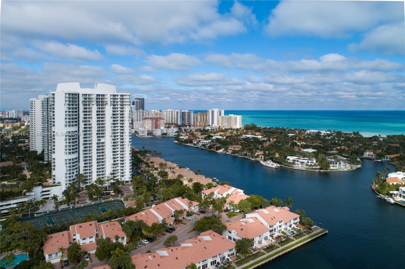 Beautiful 3 bedrooms 2 bathrooms and 1/2 bath at Atlantic III, The Point. Private elevator, foyer, gorgeous SE views of the Ocean, Intracoastal and Marina; unobstructed views. All marble floors throughout, custom wood closets, top stainless steel appliances, two covered parking spaces. Two balconies. Gorgeous views. Enjoy 25,000 sqft SPA Lifestyle Center, Club house of activities, from tennis to pools, gym, massage, sauna and more. Private BBQ area. Controlled access gate house with separate resident's entry. 24hrs security and lobby attendance. Restaurant and everything The Point has to offer to its residents.