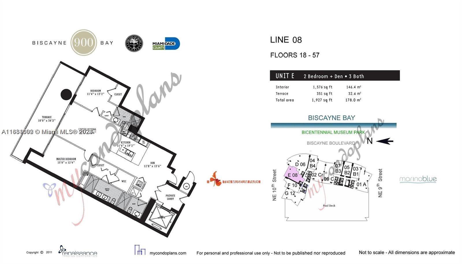 900 Biscayne Blvd #2908, Miami FL 33132