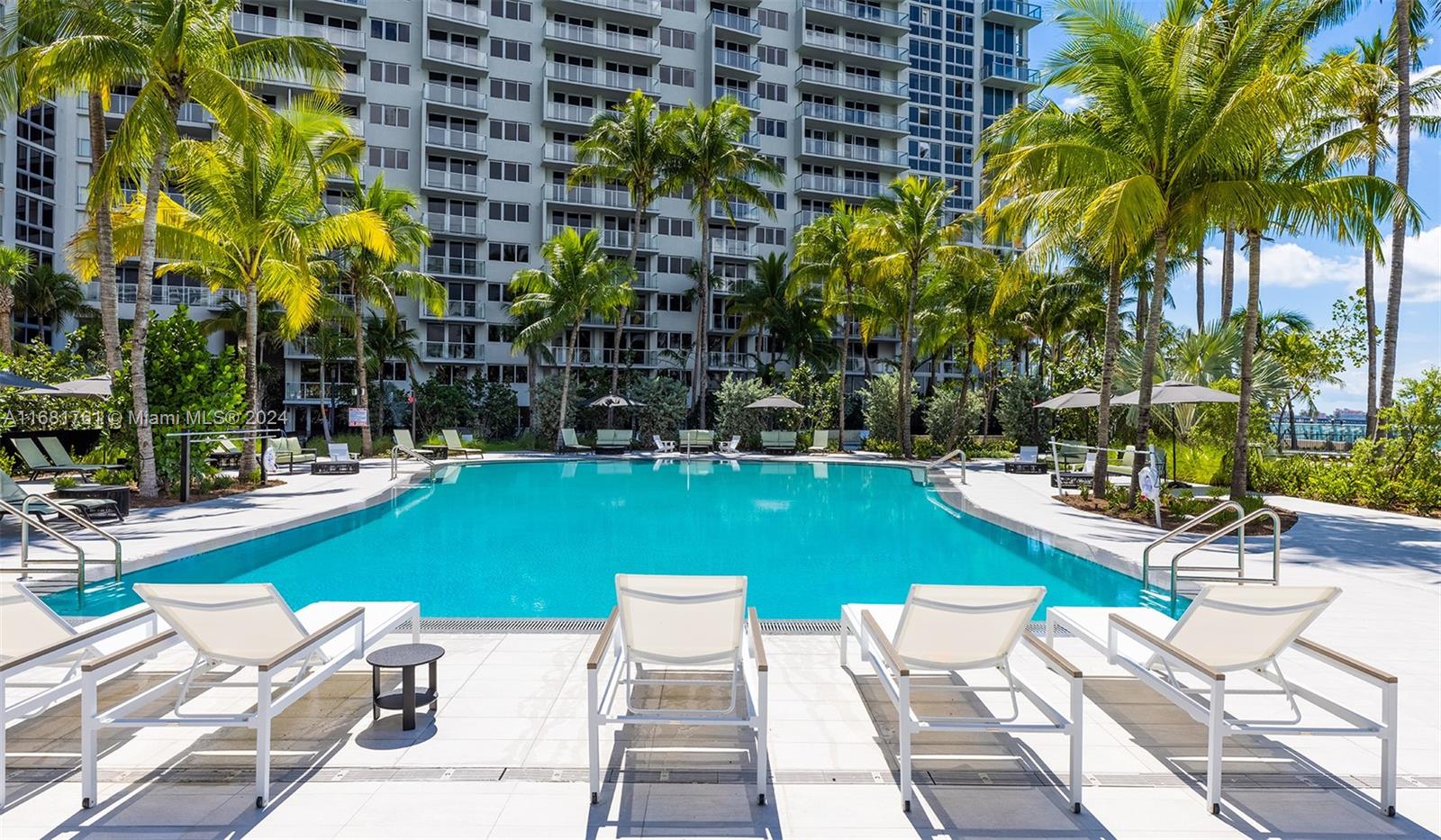 AVAILABLE 11/15 (UNIT CAN'T BE SHOWN TILL AVAILABLE DATE). Photos may be from another floor, but are the same line. Welcome to Flamingo Point. This 2 bed apt faces E and has South Beach and partial ocean views. Features wood floors throughout, modern kitchen & baths w/SS appliances & granite counter tops. Amenities include a fitness center, resort style bay front pools surrounded by cabanas, l lounge chairs, a BBQ area. Move-in 1month + $2K deposit. Parking $187/month. Pet Fee: $500+$50/month. *FAST APPROVAL! (NOTE: Rental rates are subject to change depending on move-in date and lease term. Advertised rate is best rate and maybe on leases longer than 12 months. Proof of income greater than 3x 1 month's rent is required and minimum credit score of 620 or higher in order to be approved).