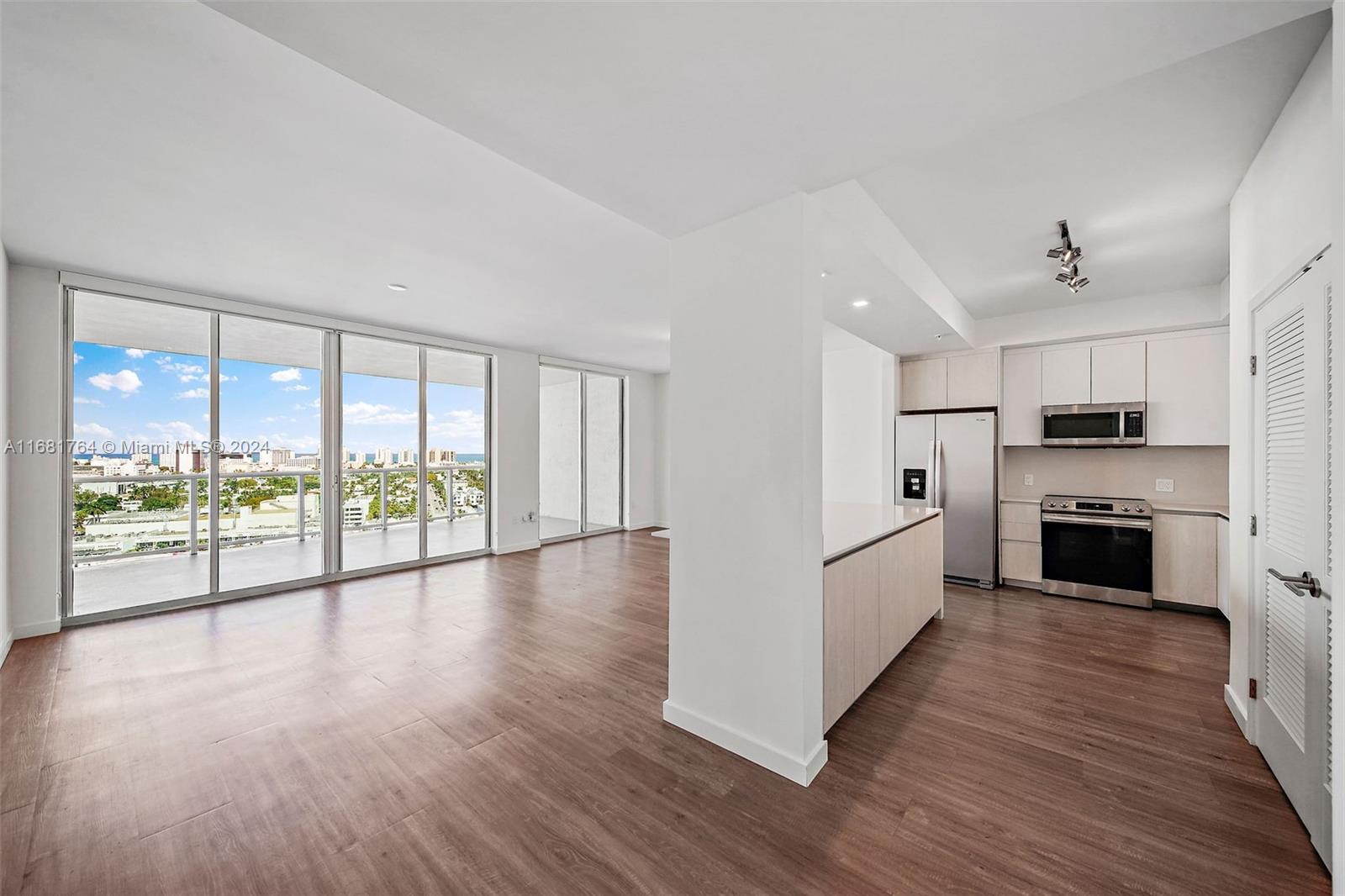 AVAILABLE 12/21 (UNIT CAN'T BE SHOWN TILL AVAILABLE DATE). Welcome to Miami Beach's residential community, Flamingo Point. This very spacious 1 bed features wood floors throughout, modern kitchen & baths w/SS appliances & granite counter tops. Amenities include a fitness center, resort style bay front pools surrounded by cabanas, l lounge chairs, a BBQ area. Move-in 1month + $1500 deposit. Parking $187/month. Pet Fee: $500+$50/month. *FAST APPROVAL! (NOTE: Rental rates are subject to change depending on move-in date and lease term. Advertised rate is best rate and maybe on leases longer than 12 months. Proof of income greater than 3x 1 month's rent is required and minimum credit score of 620 or higher in order to be approved).