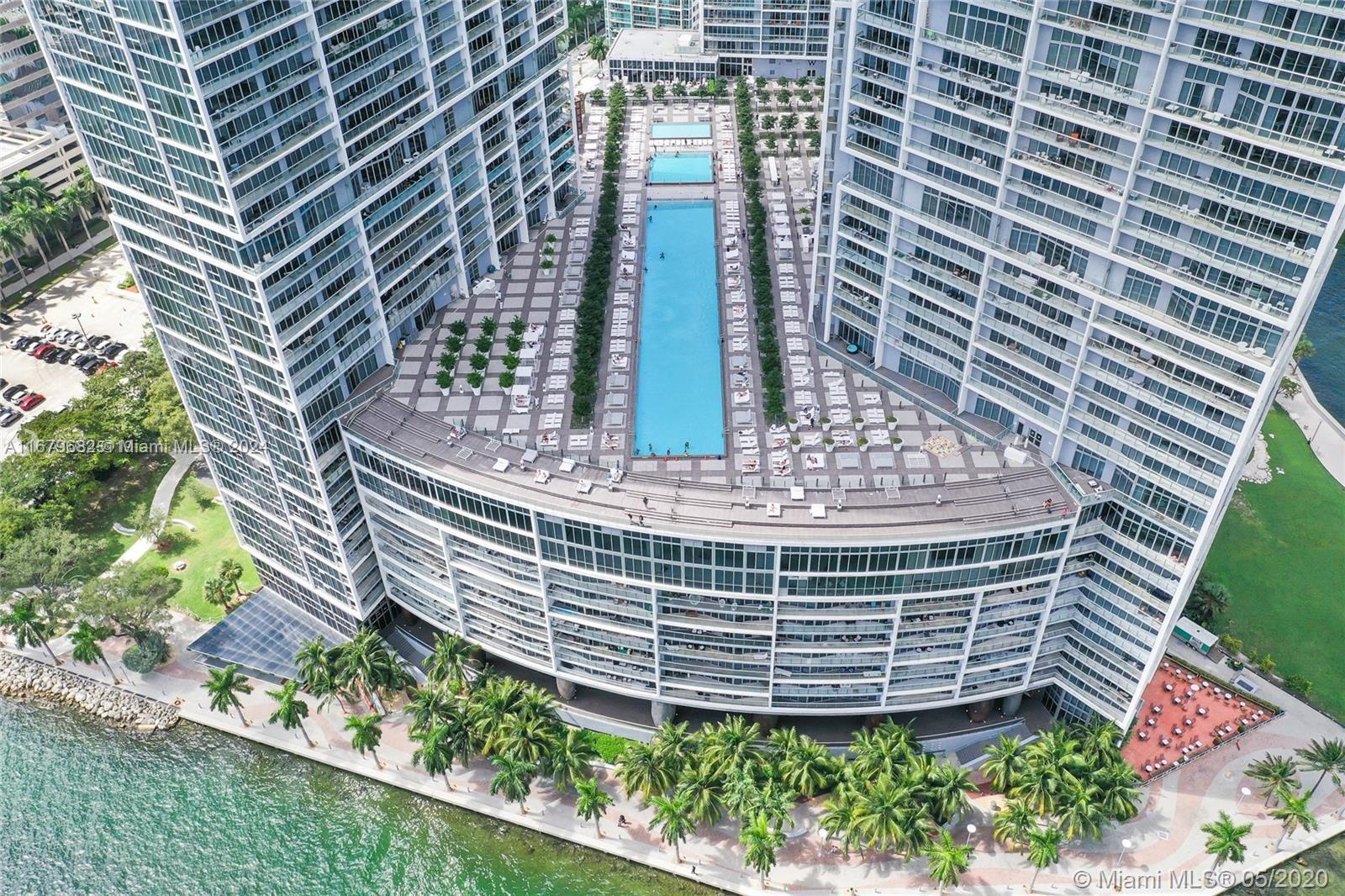 This stunning 1/bed/1 bath condo in the prestigious Icon Brickell Tower I. This luxurious unit boast sleek white glass porcelain floors through, creating a modern and elegant living space. The Open-concept kitchen is equipped with top-of-the-line Italian cabinetry, a sub-zero refrigerator, bosh dishwasher and wolf glass cooktop. Enjoy the serene beauty of the Miami River from your private balcony or the Miami Skyline from the infinity pool. The bedroom comes with a walking-closet, offering ample storage space. The unit includes one assigned parking spot,5-start hotel amenities , a world class spa, fitness center, and theater room with easy access  to Brickell City Center fine dinning, vibrant nightlife,  and just minutes away from south beach this location offers the best of Miami.