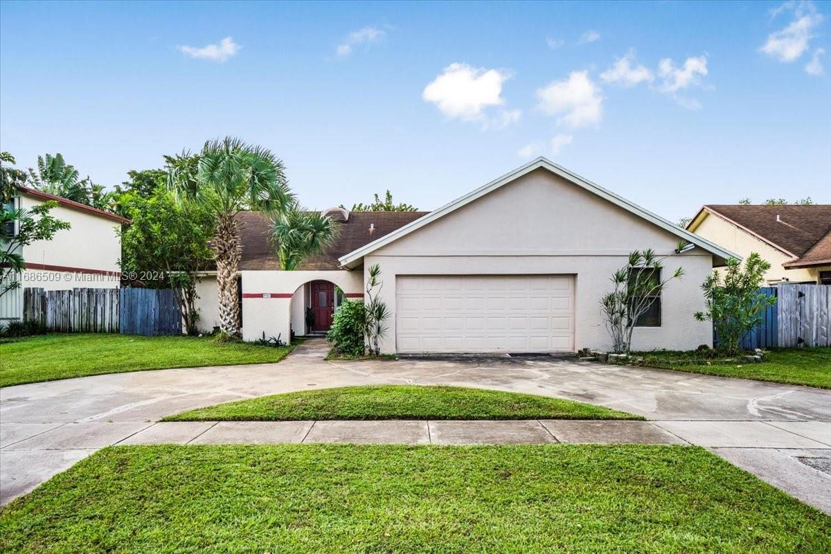 Charming 3Bedroom 2Bath Home in The Villages of Hillsboro, Deerfield Beach! Discover your perfect retreat in this spacious home featuring a private pool and a fully fenced backyard, ideal for relaxing and entertaining. The circular driveway adds convenience, while the soaring cathedral ceilings create an inviting atmosphere. This thoughtfully designed split-bedroom floor plan offers privacy, with a large master bedroom with a walk-in closet. The expansive kitchen boasts beautiful granite countertops. Located just a short drive from the stunning shores of Deerfield Beach, residents enjoy easy access to pristine sandy beaches, lush parks, and a variety of outdoor activities. Experience the best of both worlds: a tranquil residential neighborhood with the vibrant beach life just moments away.