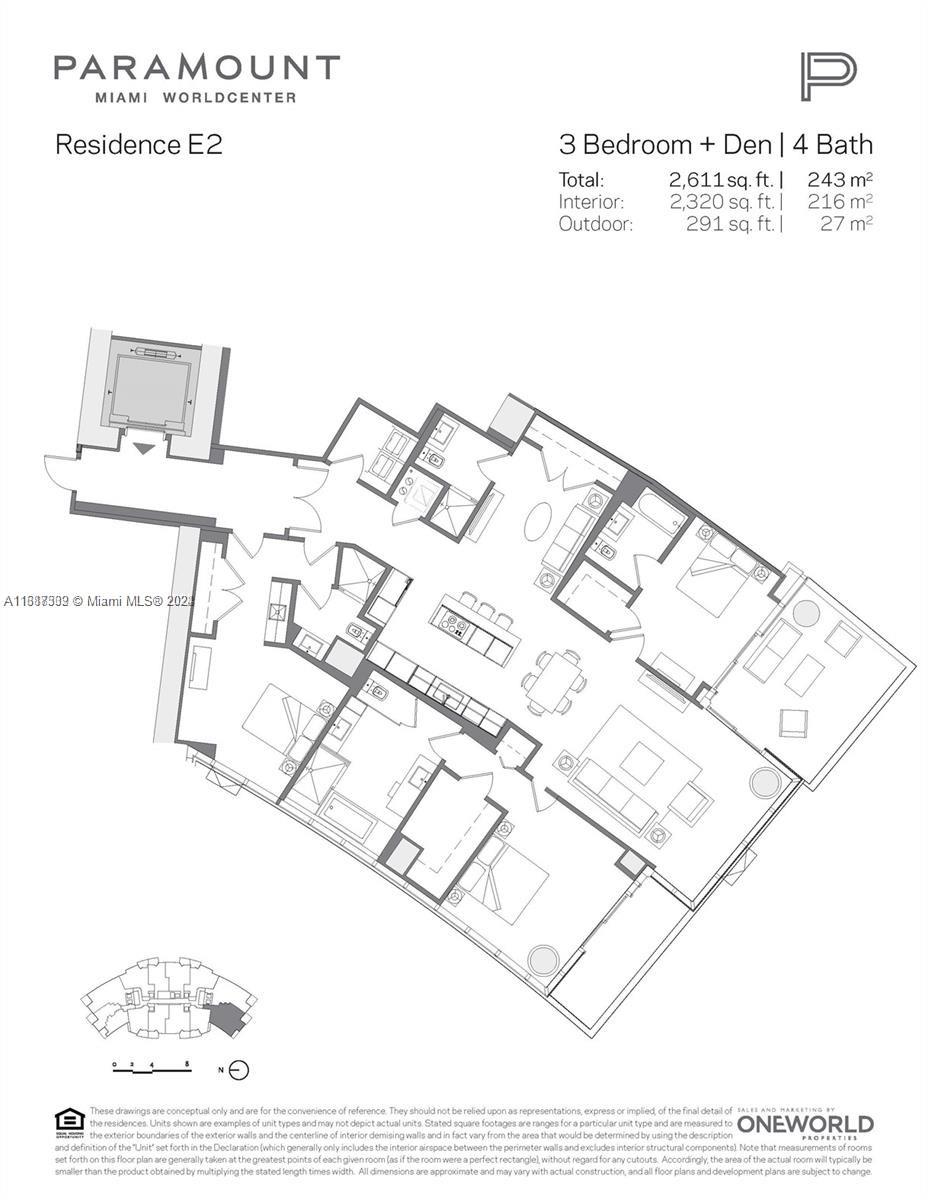 851 NE 1st Ave #1712, Miami FL 33132
