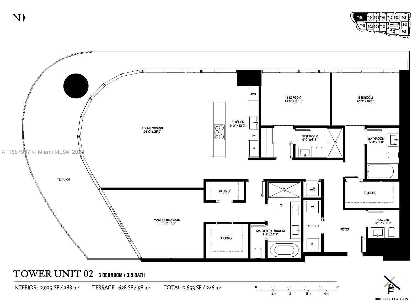 1000 Brickell Plz #3302, Miami FL 33131