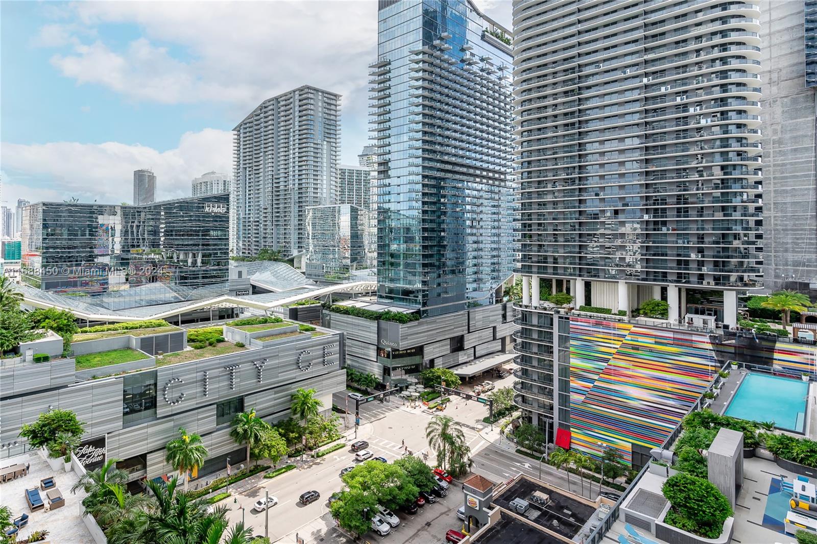 This stunning unit boasts impeccable furnishings and ample space, featuring 1 bedroom plus a den and 1 and ahalf bathrooms, offering breathtaking city vistas. Nestled within walking distance of both Mary Brickell Village andBrickell City Center, Brickell Heights places you mere moments away from Miami's premier luxury shopping anddining destinations. Moreover, the building offers a plethora of upscale amenities, including two pools, a state-of-the-art fitness center, spa facilities, entertainment lounges, a screening room, a children's play area, a businesscenter, and dedicated concierge services.