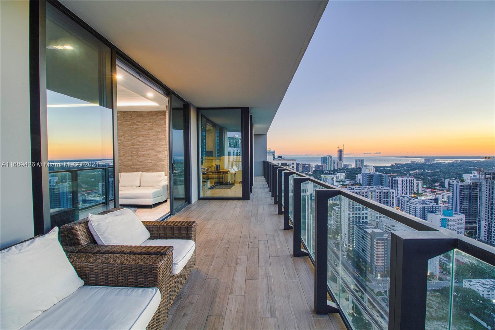 Live Limitlessly in this exquisite 3 Bedroom 3.5 Bath NW corner-unit. Situated in the heart of Brickell’s City Centre, this unit offers a wraparound balcony with floor-to-ceiling windows seamlessly blending indoor/outdoor living space, giving sunset views to the west and Biscayne Bay views to the south. Boasting an expansive split-floorplan, this sophisticated designer-finished condo offers custom lighting, solid wood and frameless doors, imported marble flooring, sparkling quartz-stone countertops, a relaxing jacuzzi, premium Bosch appliances, California closets, and electric blinds. Conveniently located, this residence is at the epicenter of Miami's upscale shopping, gourmet dining, and vibrant entertainment.