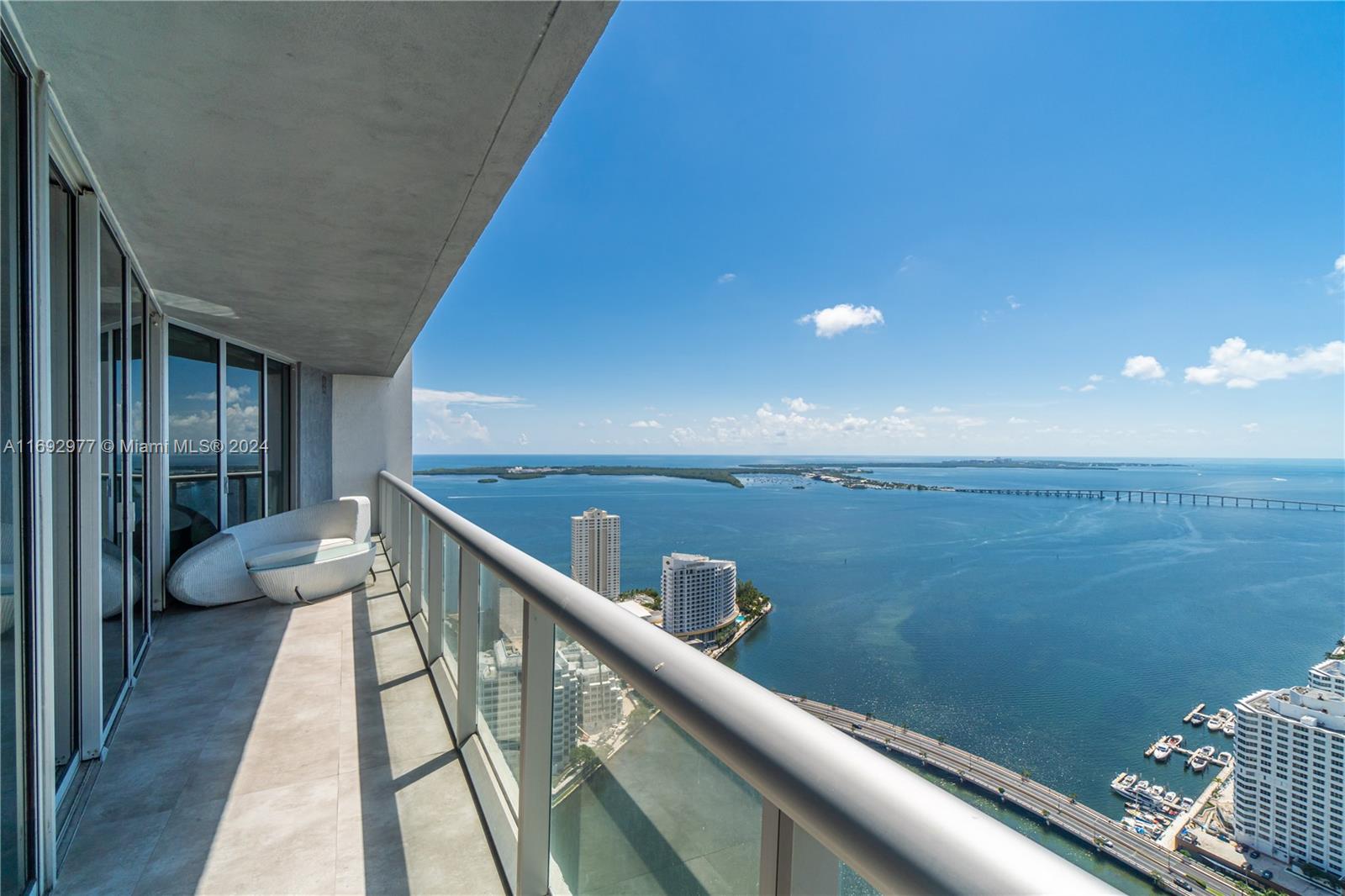 ***FULLY FURNISHED UNIT*** Amazing waterfront bay view at Icon Brickell with a huge balcony and all you need in order to great life in the best city ever. 2 Bedroom/2 Bathroom + DEN. Enjoy 24h concierge and 5-star amenities, Movie Theater, Fitness Center, restaurants including the World Famous Cipriani. Close by City Centre & Whole Foods. Great fine dining restaurants located downstairs. Beautiful spa and an infinity pool facing Brickell Key. Amenities include state-of-the-art fitness center, saunas, steam rooms, game room, movie theater & doggy area. 1 Parking Space, Basic Cable, Internet, and Water included in the rent.