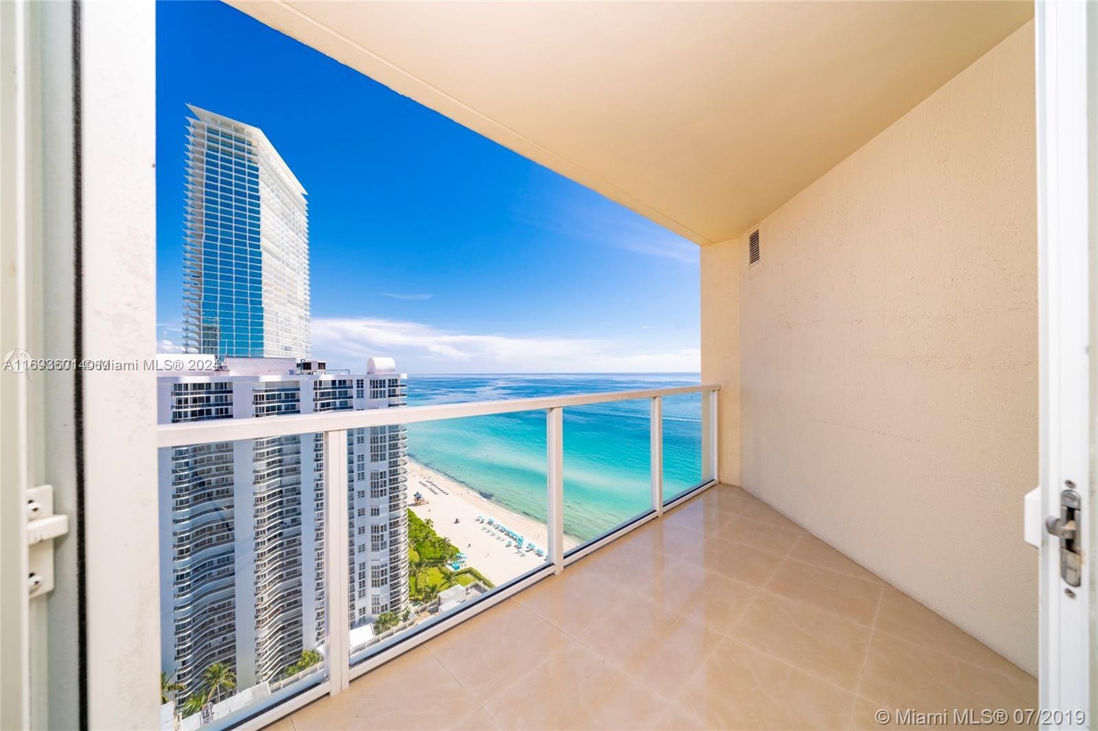 NO RENTALS LESS THAN 6 MONTHS ***Breathtaking view from this beachfront condo, wake up every day watching the sunrise and then at night the sunset from the balcony. This is a five-star boutique-style building with amazing ocean and city views. The apartment is ready to spend your winter or year-long. Towel service at the beach, valet parking, and much more. Everything you wished for on a five-star condo living. NO RENTALS LESS THAN 6 MONTHS****. EASY TO SHOW.