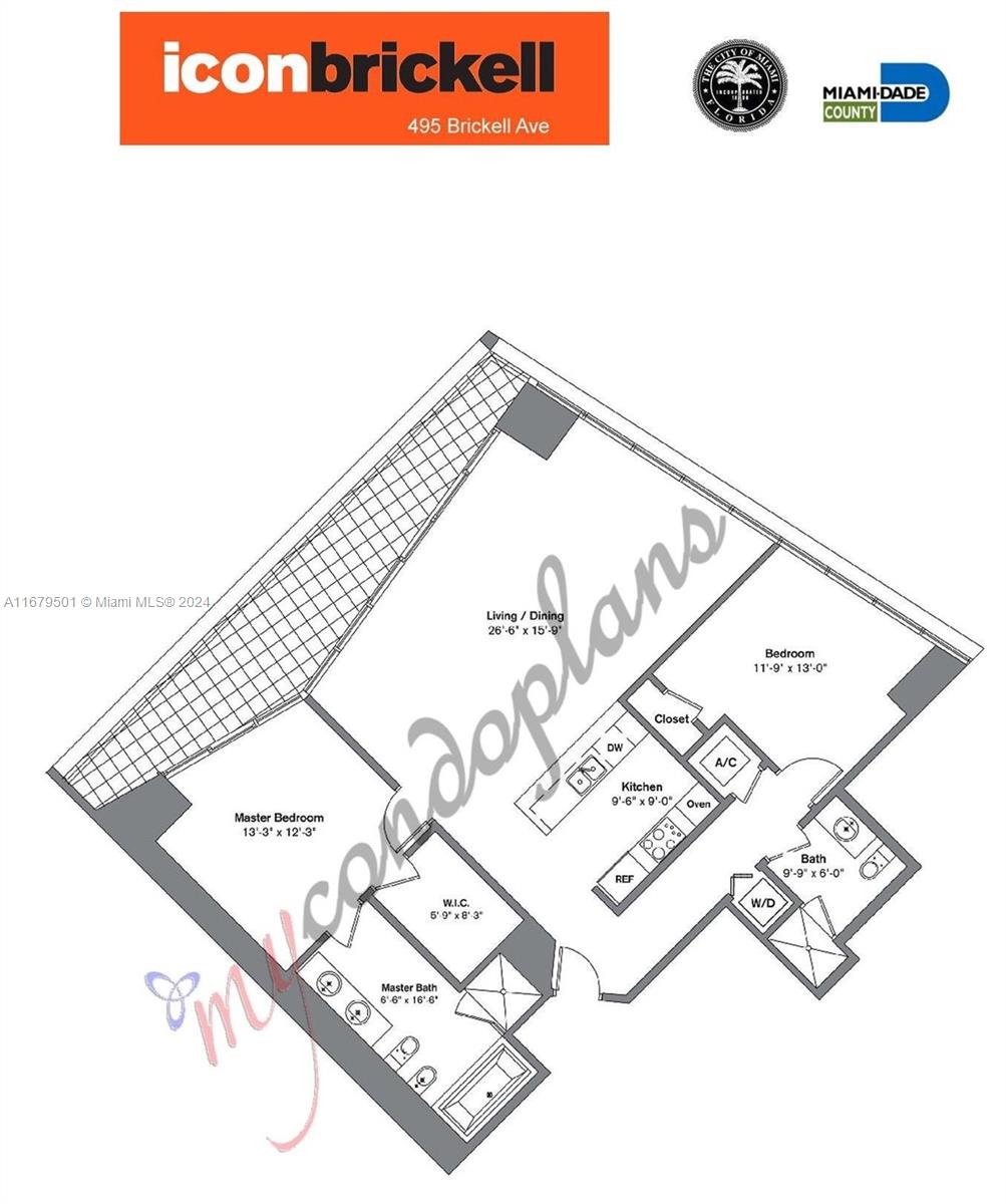 465 Brickell Ave #1002, Miami FL 33131