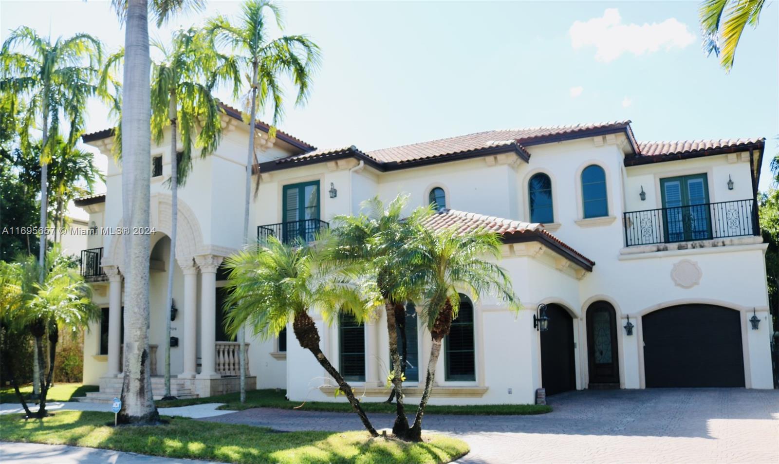 Spectacular Las Olas custom waterfront estate with 100' WF of deep-water dockage and direct ocean access. Located near the point on one of Fort Lauderdale's most exclusive islands, this residence features 6 bedrooms, 7.5 bathrooms and an expansive 7100 square feet of interior space. Double entrance doors open to stunning staircase & great room, floor-ceiling windows, 25' ceilings & dramatic view to pool & waterway. Chef's kitchen, butler's pantry & catering area. Primary suite includes private staircase and large covered balcony boasting fantastic views of the intracoastal waterway. This estate also features a full cabana bath, top of the line outdoor kitchen, floating dock and more. Exquisite craftsmanship throughout, the estate is turnkey and ready to move in.