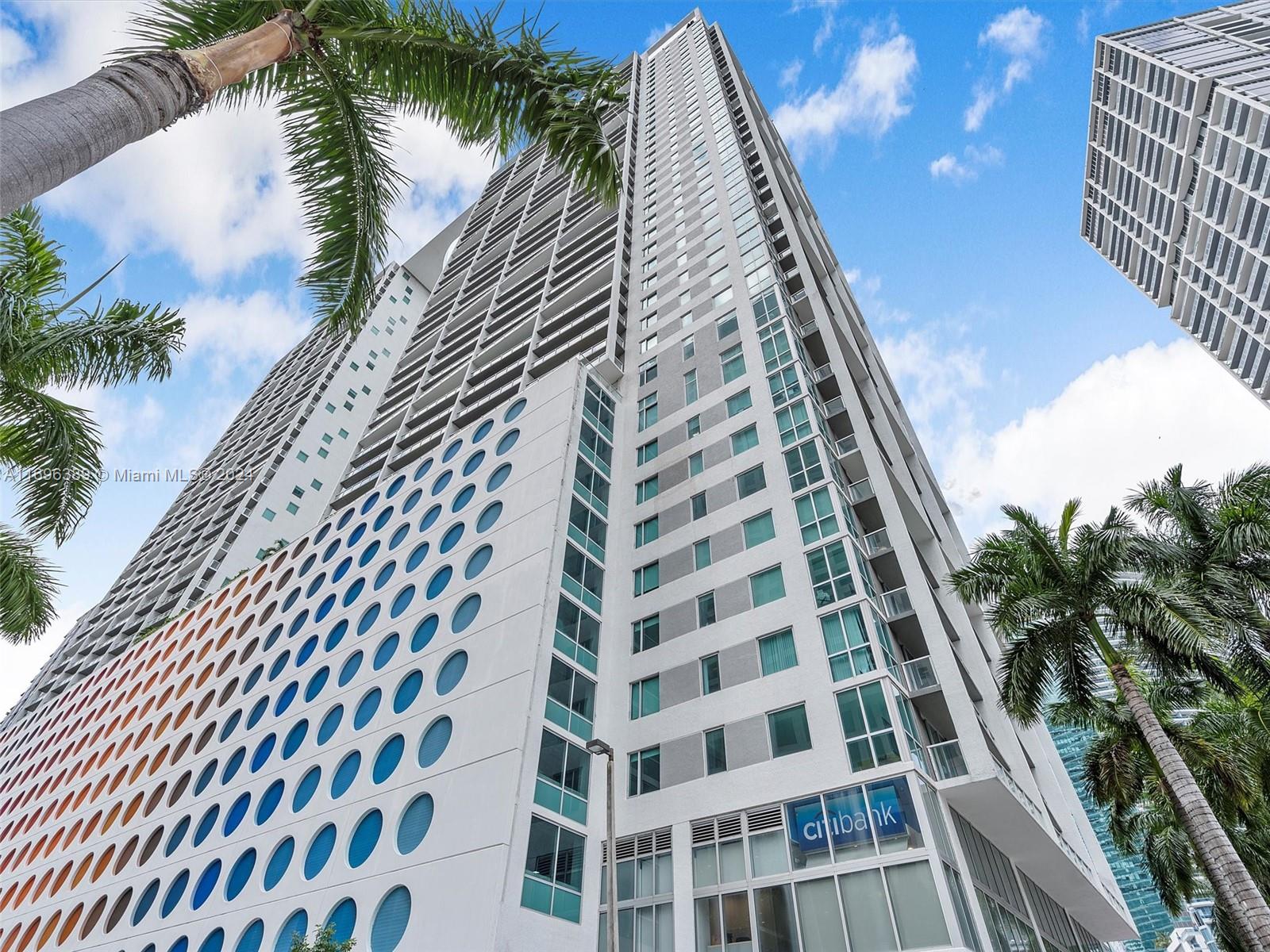 Welcome to 500 Brickell unit 1610, centrally and strategically located in the heart of Brickell! Walk to Brickell City Center, Whole Foods, restaurants & More. This 2 bed, 2 bath bright, spacious and quiet unit with 1,197 sf of interior space features new flooring, fresh new paint and brand new washer & dryer. Enjoy tranquil water views from your balcony in this full service building with resort style amenities: 2 pools, gym, game room, spa and sauna room, party room, restaurants, bar, dry cleaning, security and valet parking...to name a few. Stable association with Reserves and No Special Assessments!