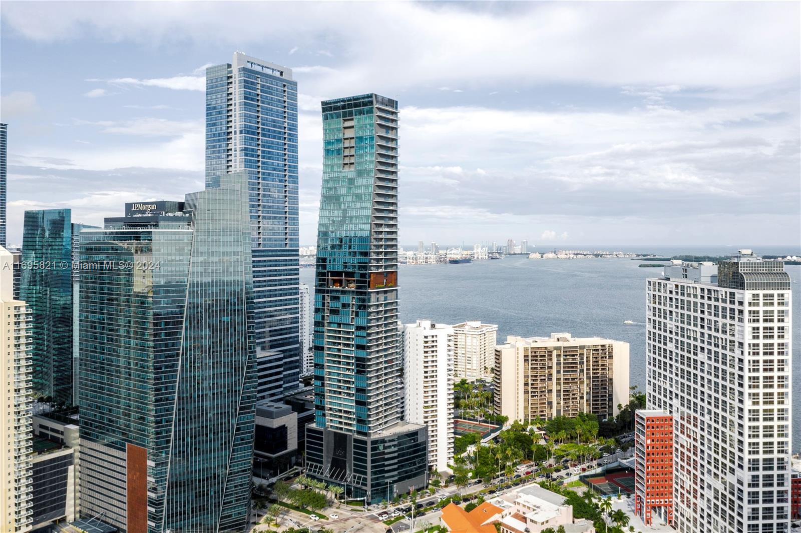 One of a kind 2 bedroom, 2.5 bath smart apartment. Facing Northwest, this CORNER unit showcases stunning water & city views of Biscayne Bay and Brickell, with an expansive terrace in the boutique and prestigious Echo Brickell. Unit features spacious bedrooms, floor to ceiling windows throughout making for a light & bright residence, marble kitchen island & marble flooring throughout, Apple Smart Home technology, state of the art SubZero & Wolf appliances with espresso machine, Summer kitchen with built in bbq. Full size washer/dryer. 2 parking spaces. Echo is one the most exclusive new buildings in Brickell. Amenities include infinity view pool serving food and drinks overlooking Biscayne bay, 24/7 concierge, valet, security, and fully equipped gym. Tenant occupied. 24 hour notice to show.