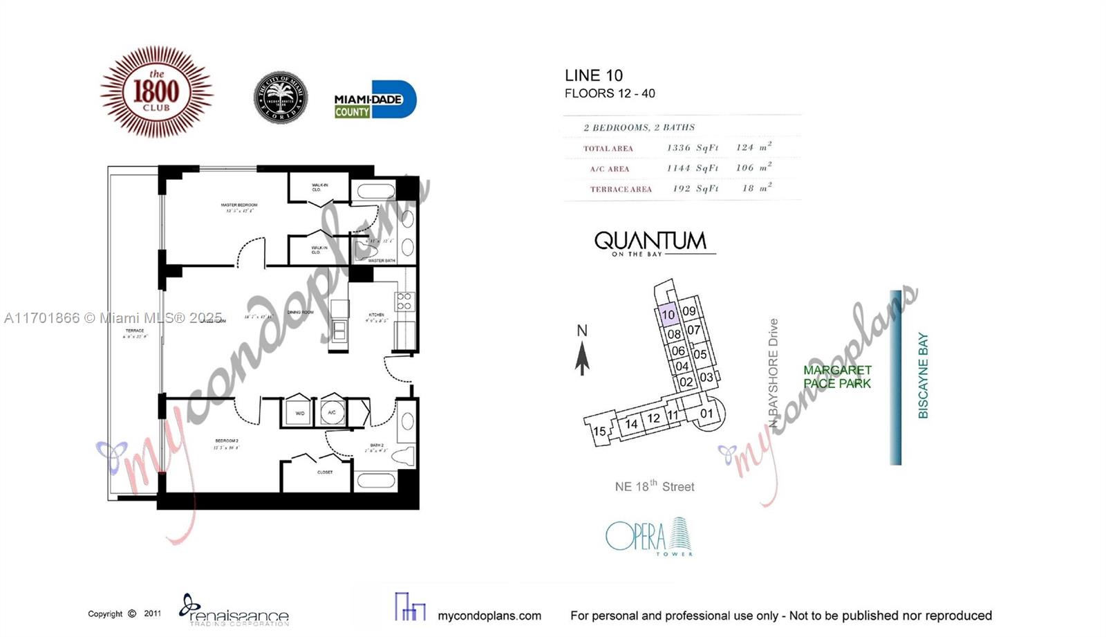 1800 N Bayshore Dr #3510, Miami FL 33132