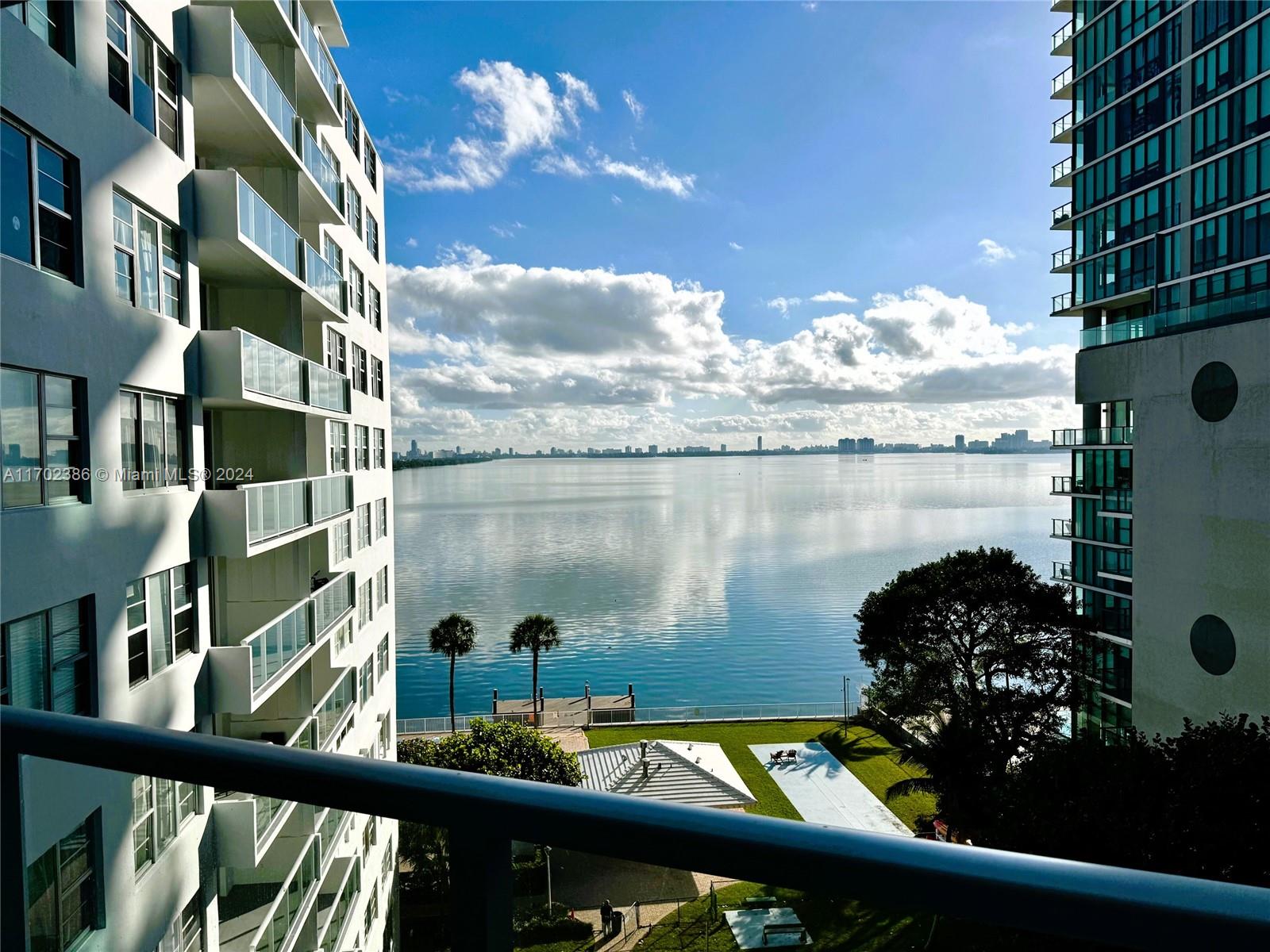 Located in the waterfront Condo Bay Park Towers, this unfurnished unit features a modern kitchen with stainless steel appliances, sleek cabinetry, and an open layout perfect for entertaining. Enjoy stunning bay views from the private balcony. The spacious bedroom includes ample closet space. Building amenities include a waterfront pool, fitness center, tennis court, 24-hour security, and valet parking. Conveniently situated minutes from Midtown, the Design District, and Wynwood, this location offers the ultimate Miami lifestyle. 1 assigned parking space included. First, last, and security required. Pets allowed up to 25 lbs