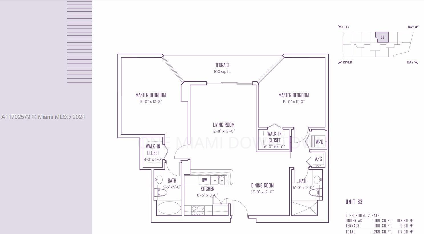 325 S Biscayne Blvd #4322, Miami FL 33131