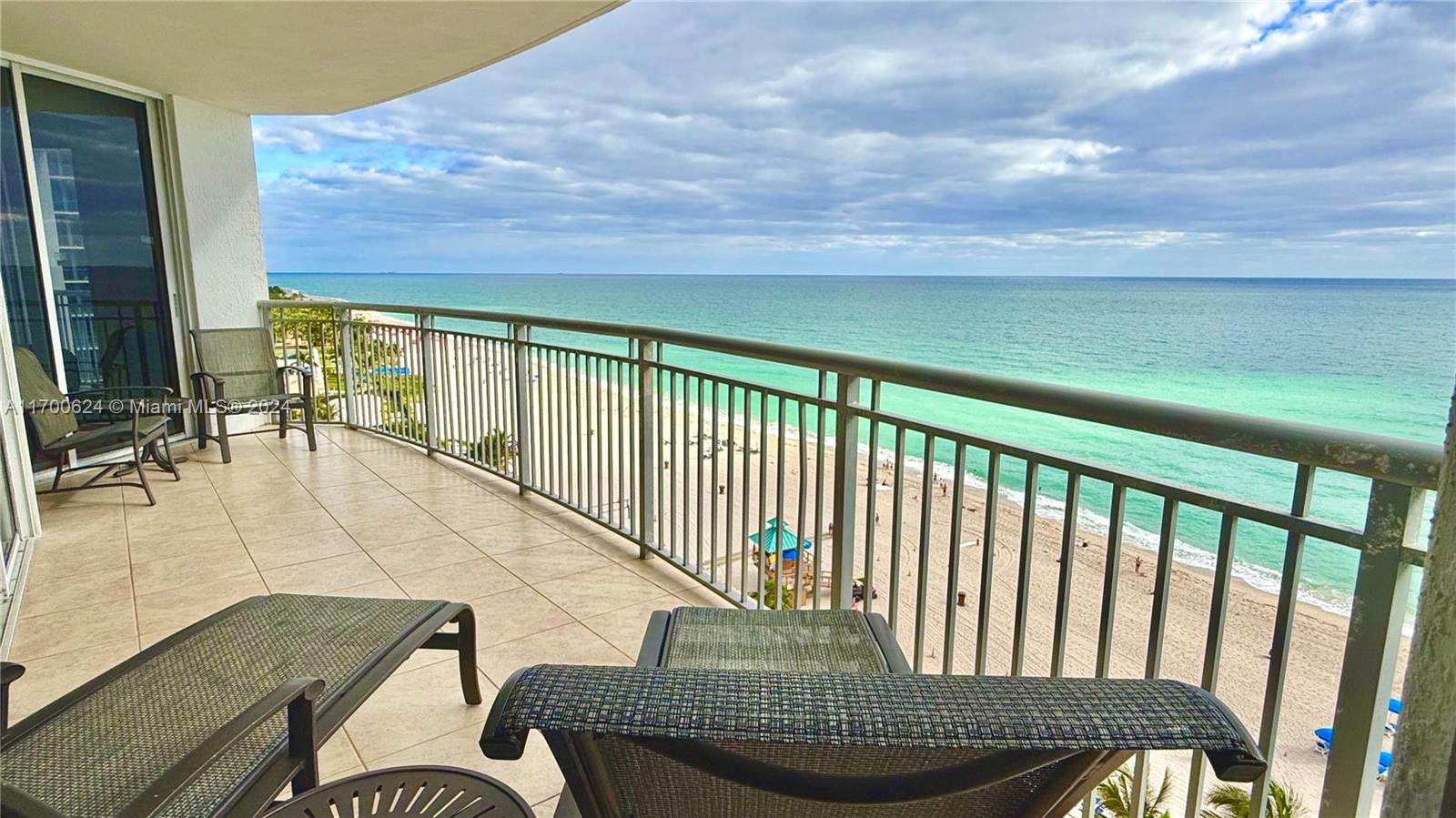 Stunning Oceanfront! Most desirable Direct Oceanfront line *01*. Perfect vacation property and investment. Bright and spacious 2-bedroom, 2.5-bathroom unit. Washer/Dryer inside the unit. Ocean Point is centrally located in Sunny Isles at walking steps from groceries, restaurants, banks, shopping and parks. Amenities include a grand lobby with bar and restaurant, beauty salon, spa, fitness center with sauna and steam room, pool with 2 Jacuzzis, pool bar and beach service. Condo fee includes all utilities (electricity, water, cable, internet) 1-2 Weeks Approval.