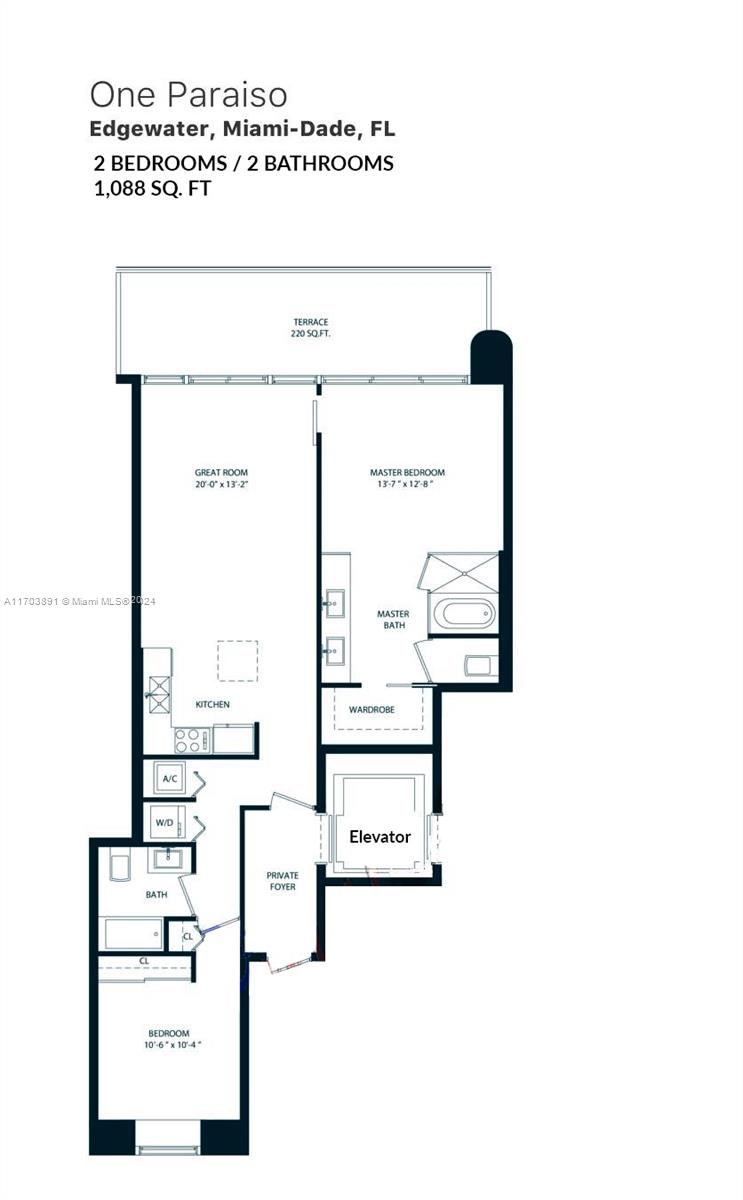3131 NE 7th Ave #4605, Miami FL 33137
