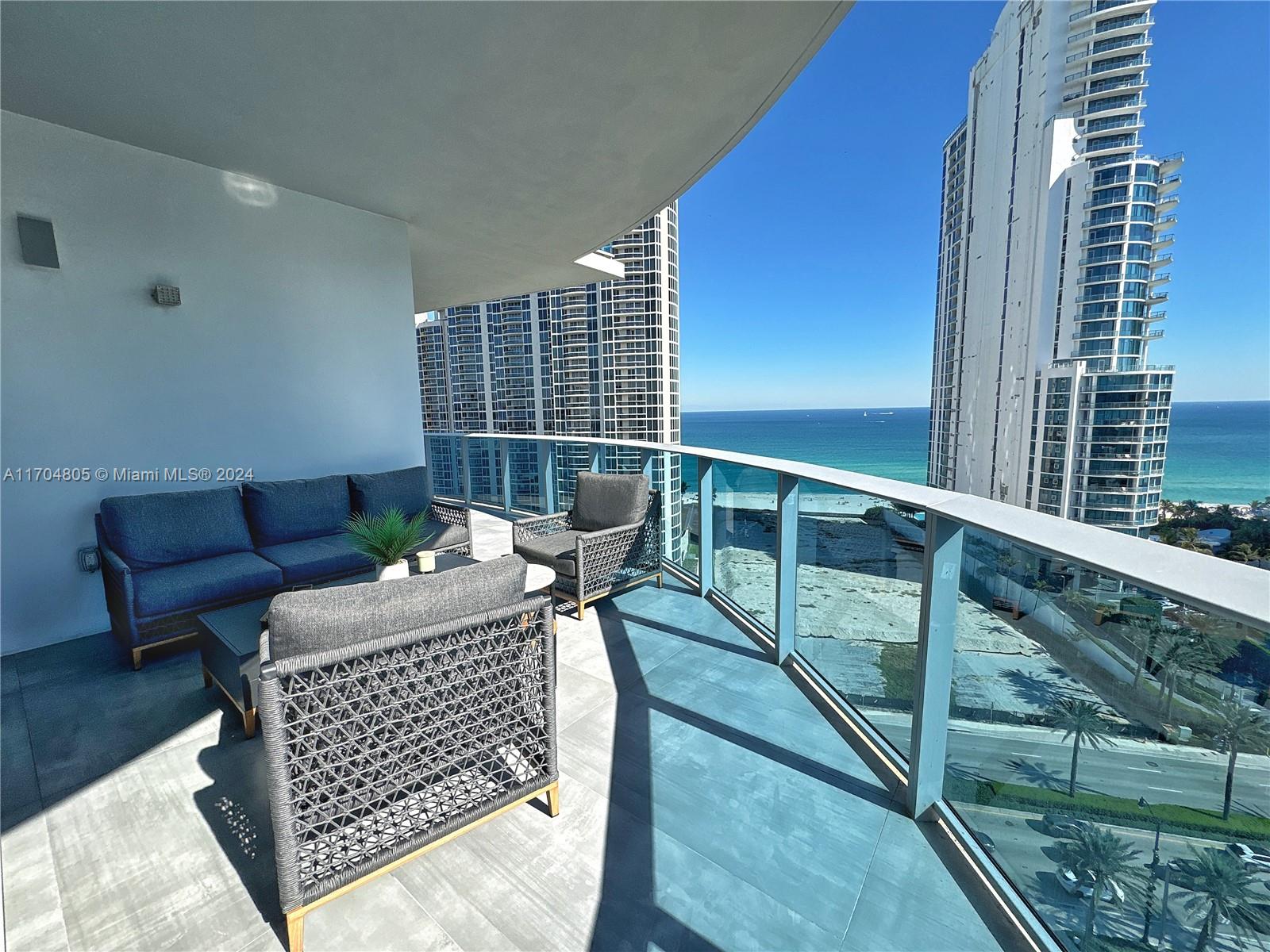 Escape to paradise with this brand-new, fully furnished apartment located right across the beach in stunning Sunny Isles! Perfect for those seeking comfort, luxury, and convenience, this property offers the ultimate seaside lifestyle. Steps from the beach, with breathtaking views. Seasonal rental available (minimum 30 days up to 6 months). call listing agent to schedule a tour