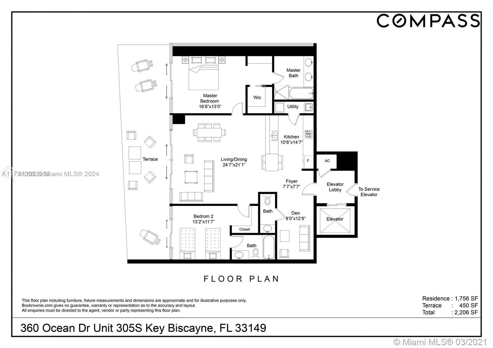 350 Ocean Dr #305N, Key Biscayne, Florida image 44