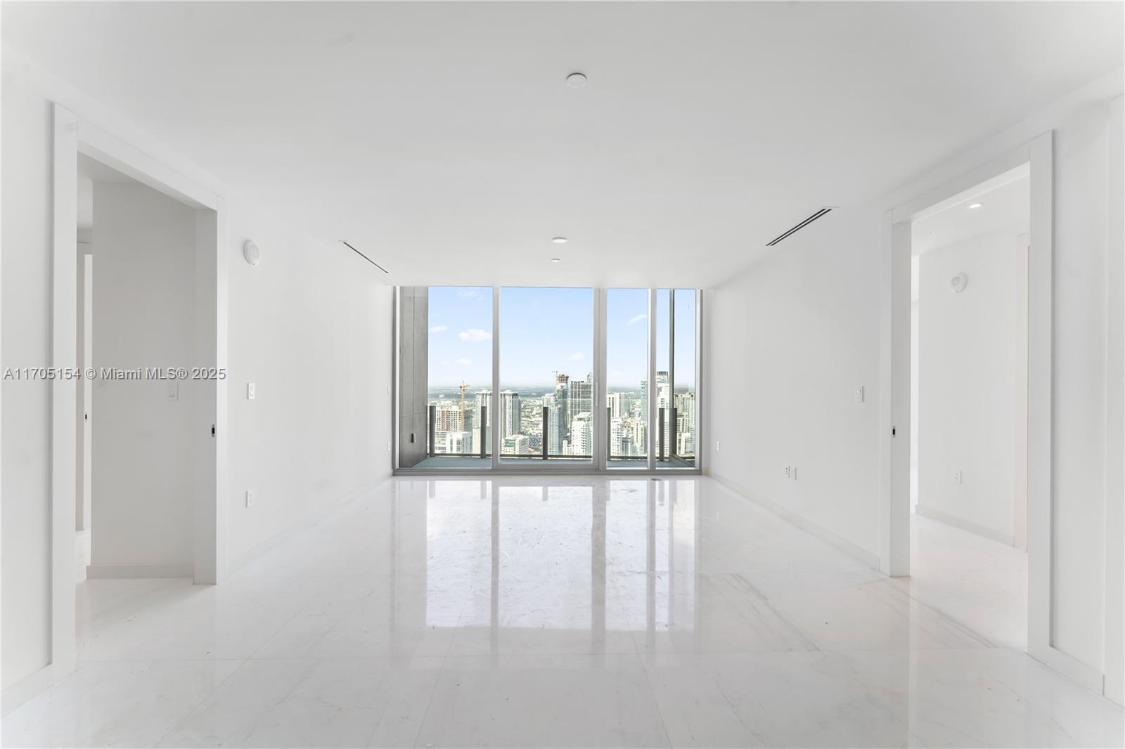 Amazing 2 Bedrooms Sky Residences at the brand-new Aston Martin Residences. This 52nd floor clears all surrounding towers providing breathtaking, open views of the Miami skyline, Biscayne Bay and Miami Beach. The split bedroom floorplan showcases all of the Aston Martin's high-end finishes including gourmet Bulthaup kitchen equipped with Gaggenau appliances, 10ft ceilings, primary bath with rain shower and soaking tub, and sleek Bertolotto doors. Enjoy exclusive access to 4 floors of world-class amenities including 2 story fitness center with spin, boxing & yoga studios, men's & women's spas with steam, sauna & jacuzzi, pool deck with private cabanas, indoor pool, golf simulator, and more!  Experience elevated luxury living within the best building in the city.