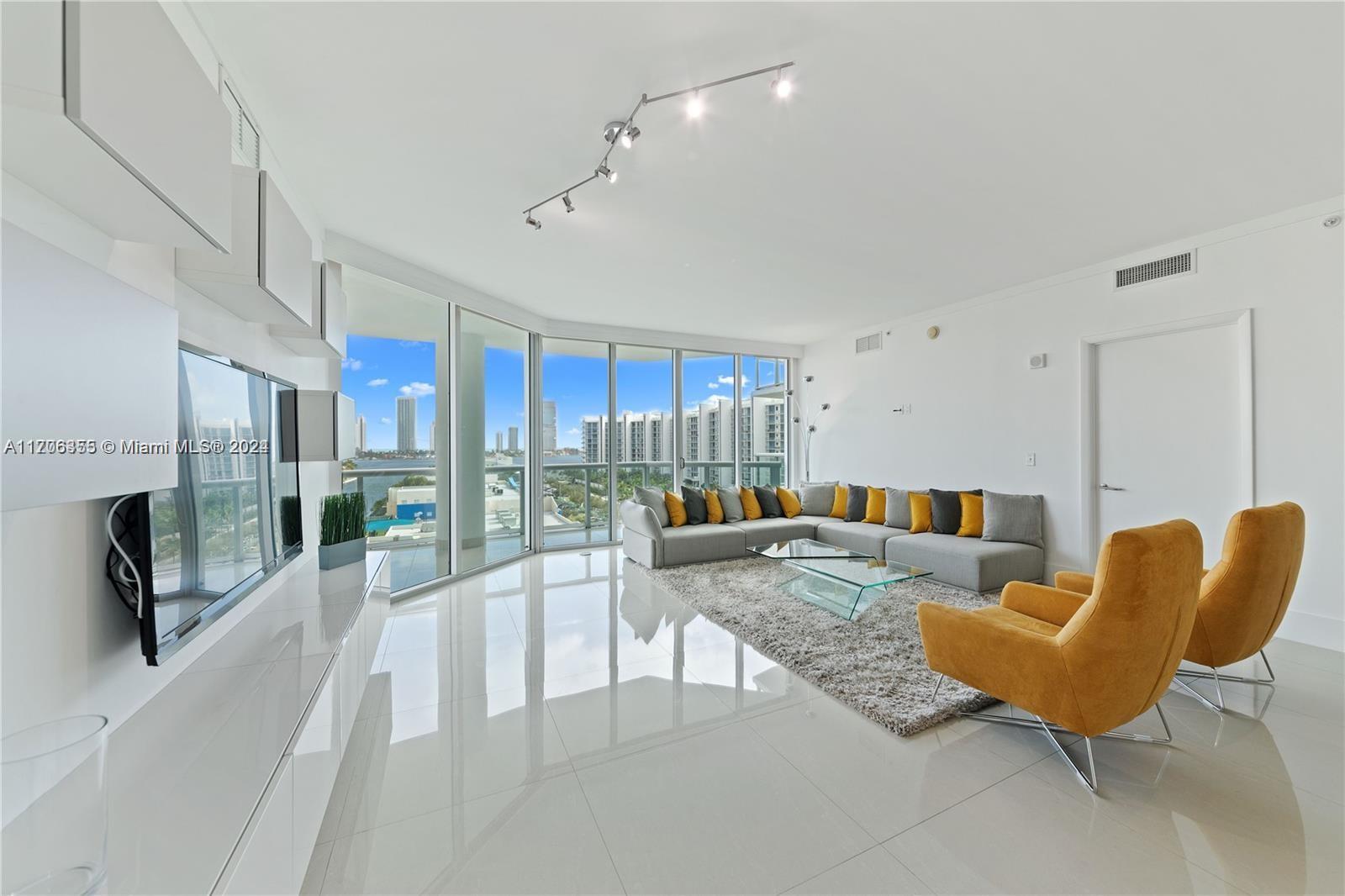 Highly Upgraded Waterfront Condo for Sale in Aventura. This stunning 2-bedroom, 2.5-bathroom condo is located in the heart of Aventura, offering modern living with breathtaking views of the ocean and intracoastal from an oversized terrace. The unit features high-end finishes throughout, including an open layout with floor-to-ceiling windows that fill the space with natural light. Priced for a quick sale, this unit also includes two side-by-side assigned parking spaces conveniently located next to the elevator.
The building offers resort-style amenities, including a state-of-the-art fitness center, business center, 24-hour security, swimming pool, hot tub, children’s playground, and much more. Just minutes from I-95, Sunny Isles Beach, Aventura Mall, and Fort Lauderdale Airport.