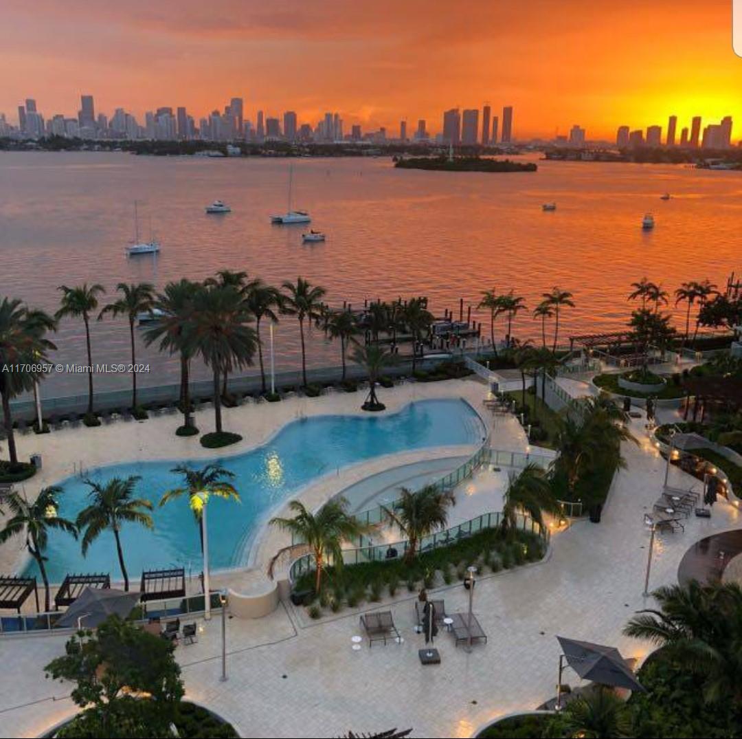 Discover a rare find in Miami Beach's Flamingo Point community— 1 bedroom unit with stunning views of downtown Miami and Biscayne Bay over an infinity pool. Huge potential. Delight in amenities like a fitness center, resort-style pools, tropical garden, sunset yoga, dog play area, business center and 24/7 valet. Explore on-site establishments: "La Piscine" restaurant, "Bebito's" coffee shop, "Yafit" store, "Doggie VIP" spa, "Rejuvaline MedSpa" and "Pura Vida" organic restaurant. Flamingo Point provides a unique investment opportunity, allowing short-term rentals (30 days mini) via platforms like Airbnb and VRBO. Benefit from flexibility and generate income year-round.