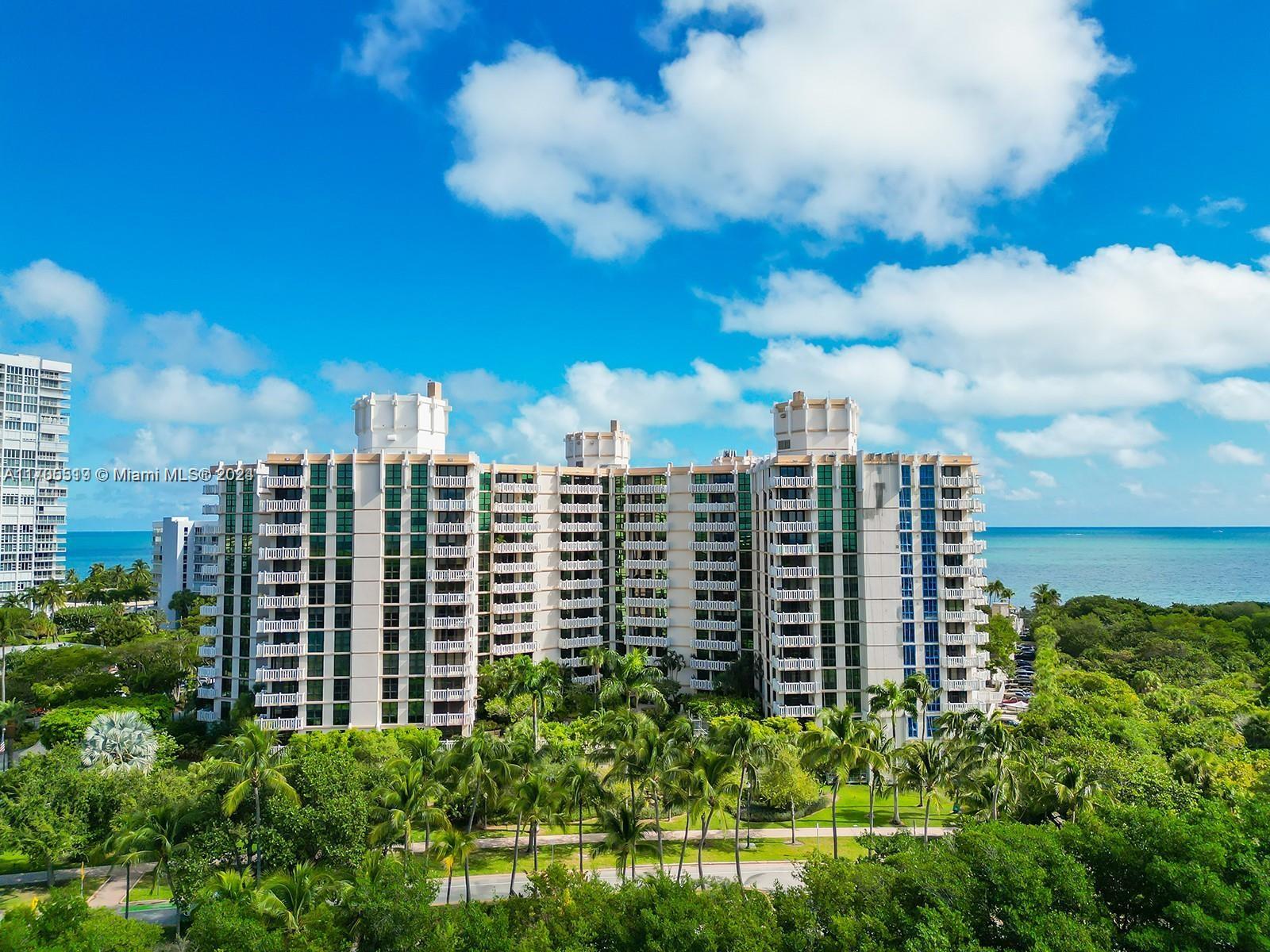 walk into a unique view of cape Florida canal , leading to the Biscayne Bay. This split plan unit is, spacious, and bright.  remodeled Kitchen is a delight to cook in . Towers of KB is a wonderful condo , with great amenities and direct beach access. easy to show .