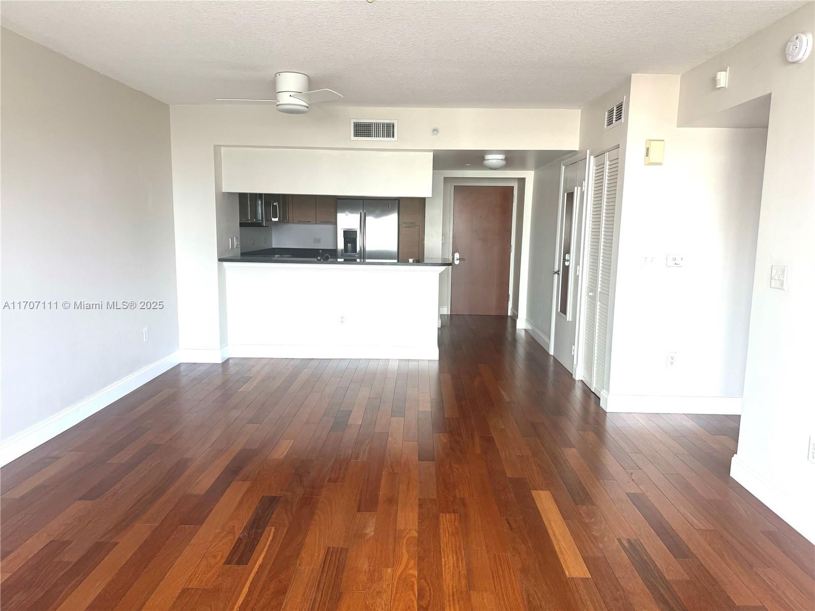 This condo is presently leased thru Feb. 14 , 2025 .  Brickell on the River North . Highly requested One Bed/1 Bath with river and city views . Wood floors , italian cabinetry , stainless steel appliances . Brickell on the River is located across the street from Brickell City Centre and people mover just steps away . short walk to restaurants and shopping. Brickell on the River has some of the best amenities like two floors of gym , business center and women and men's Spa, two pools , jacuzzi and bbq area. One assigned parking space assigned .