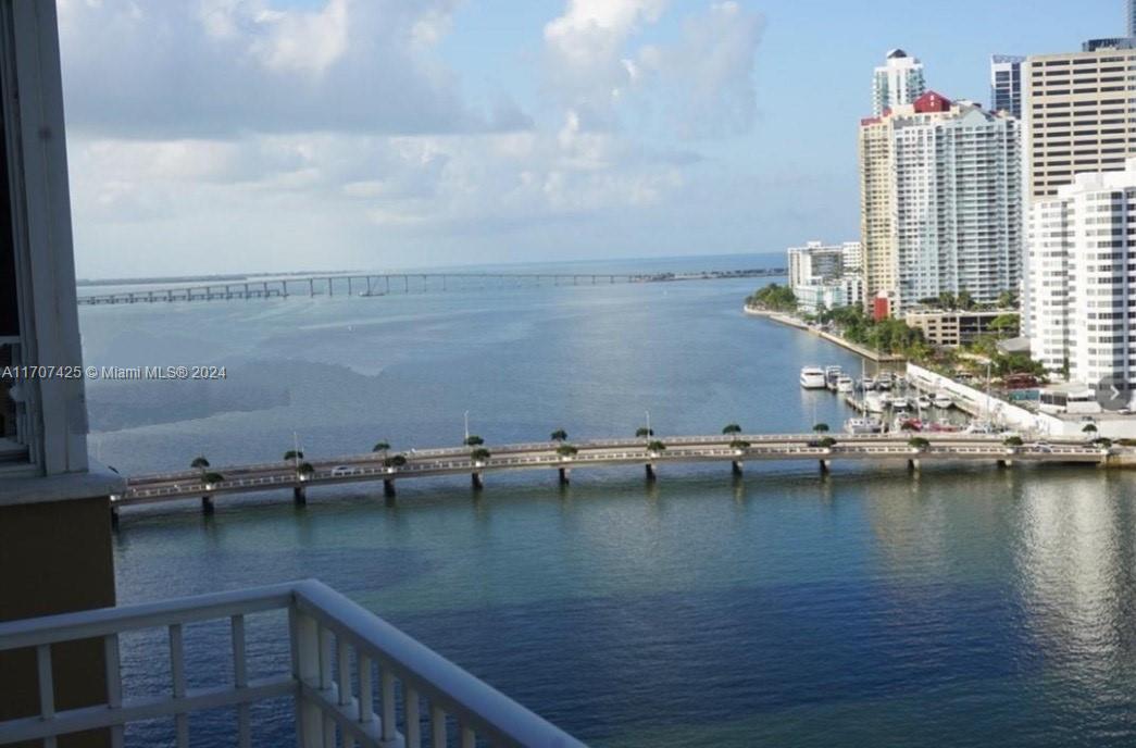 PRIVATE ISLAND PARADISE IN THE MIDDLE OF DYNAMIC URBAN SETTING
This Furnished Corner Condo Situated Along The Sparkling Waters Of Biscayne Bay Has Two Split Plan Bedrooms, Two Full Bathrooms, Laundry Room, Breakfast Nook,
Living Room with A Beautiful Spacious Waterfront Terrace Facing The Mouth Of The Miami River. Variety Of Resort Amenities Including Pool, Fitness Center, Children's Playroom
Business Center, Party Room With Kitchen , Racquet Ball Courts, Rooms For Personal Trainer And Much More. Enjoy A Casual Bay Walk around The Tiny Island, Great for a Peaceful Early Walk Or Run.
This Apartment Was a Vacation Home And Was Used A Few Days Per Year