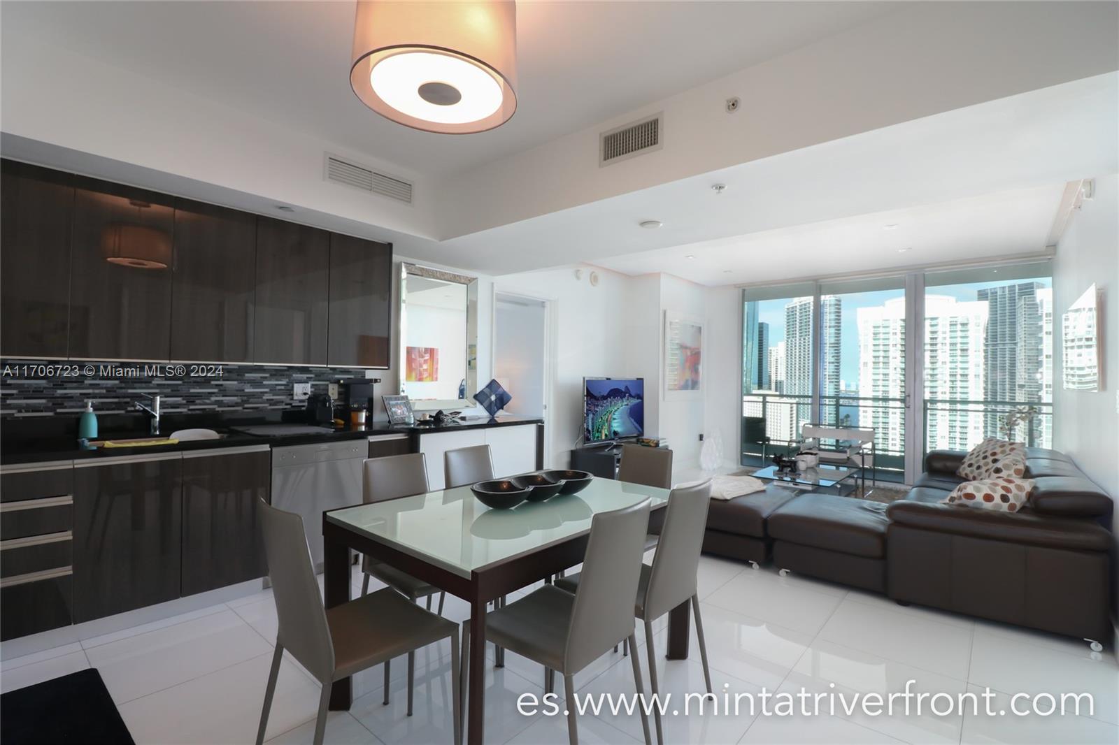 BEAUTIFUL APARTMENT LOCATED AT THE LUXURIOUS AND HIGH END MINT BUILDING.FULLY RENOVATED WITH BUILT IN CLOSETS, CERAMIC FLOORS, NEW EUROPEAN KITCHEN, SOFFITS, LED LIGHTS, AND MORE. BE PART OF THE RIVERFRONT COMMUNITY WHICH IS THE ONLY GATED COMMUNITY IN BRICKELL AREA. AVOID BRICKELL TRAFFIC IN THIS AMAZING LOCATION WITH IMMEDIATE ACCESS TO I-95 WHILE STILL BEING ABLE TO ENJOY ALL THAT BRICKELL HAS TO OFFER. BASIC CABLE AND HIGH SPEED INTERNET INCLUDED IN THE RENT!