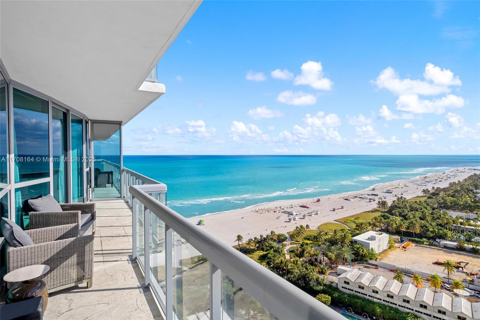 Enjoy unobstructed ocean and downtown skyline views from this highly coveted high floor 06 line residence at The Setai, Miami Beach. Newly remodeled kitchen with Calacatta gold marble, custom cabinets and hardware, Miele appliances, and open floor plan with floor to ceiling windows with ocean views from every room. World class 5 star amenities include three temperature controlled swimming pools, restaurants, room service, beachfront and pool service, spa, fitness center, 24 hour security and concierge service.