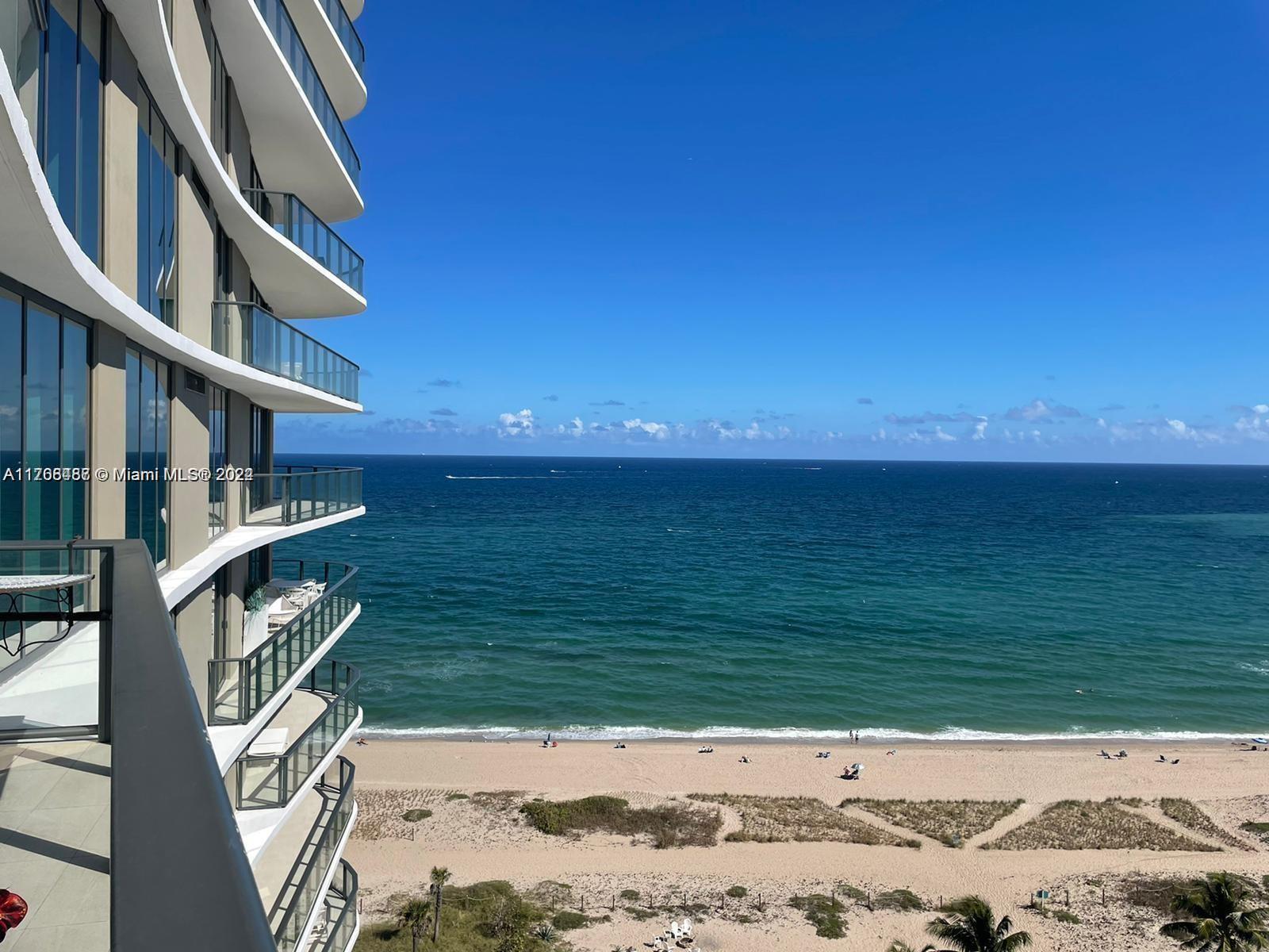 Stunning oceanfront condo in the heart of Pompano Beach! This spacious 2-bedroom, 2-bathroom unit offers breathtaking ocean views. Enjoy the serene coastal lifestyle with direct beach access, a private balcony, and resort-style amenities including a heated pool, fitness center, and 24-hour security. The unit features an open floor plan, updated kitchen with stainless steel appliances, and large windows that allow for plenty of natural light. Conveniently located near shopping, dining, and entertainment. Don’t miss the opportunity to own a piece of paradise!