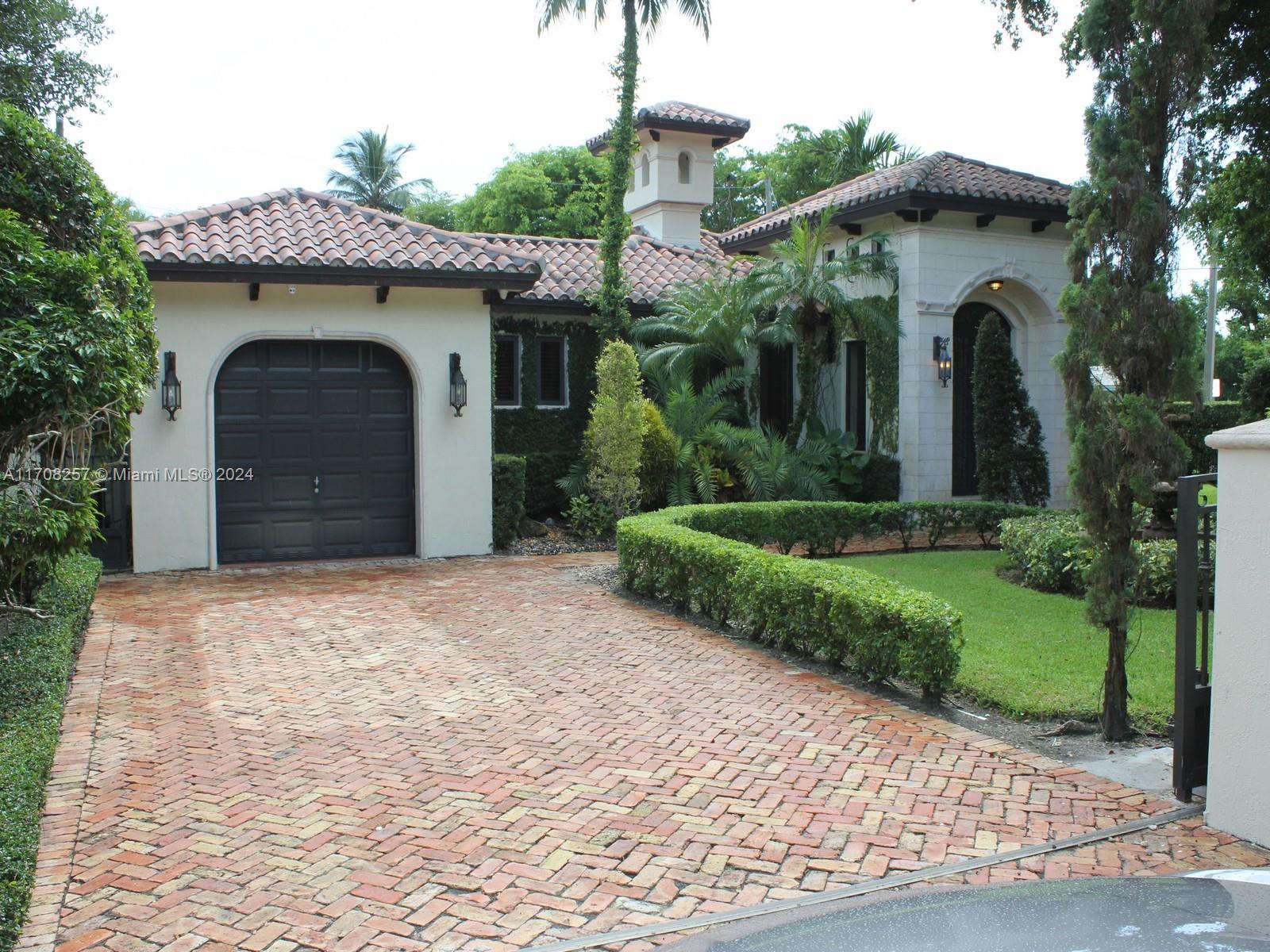 Completely remodeled a few years back, this Coral Gables gem sits on a corner lot has wood and marble floors, a stunning kitchen with top of the line appliances, impact glass windows and doors, salt water pool, camera system, and alarm. 3 bedrooms plus living, dining, family and breakfast area.