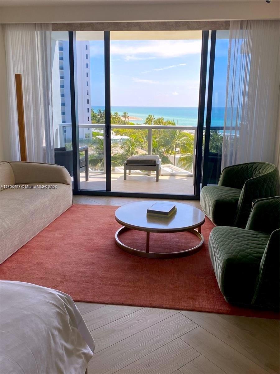 Enjoy this stunning view from W Hotel Residences in Miami Beach. Option to rent it when you don’t live in there! Redefine luxury living at the RENOVATED unit of W Hotel. An exceptional oceanfront retreat offering unparalleled luxury and 5-star amenities exclusively for condo owners. Enjoy 24/7 Concierge Service, tennis and basketball courts, luxury Spa, resort-Style Pool, fine dining restaurants, private full-service beach access. 
Embrace the ultimate resort lifestyle with the signature of W Hotel program, ensuring personalized service at every turn.
This unit features stunning views, making it an investor’s dream with flexible rental options—daily, weekly, or monthly—or participation in the hotel rental program.