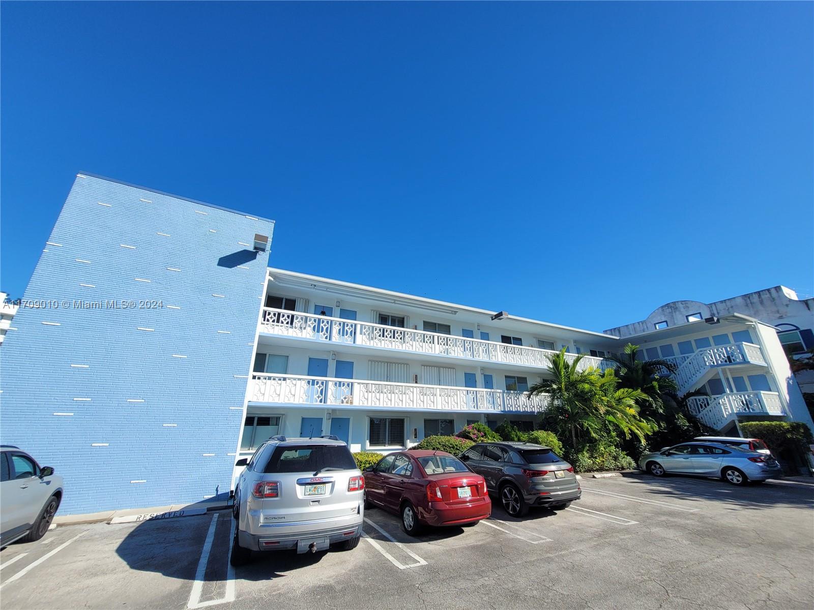 Welcome to the Golden Key Condominium in the heart of Bay Harbor Islands. A rare chance to get a great deal and completely renovate this 1 bed 1 bath w/ open floor plan on the 2nd floor.   On site laundry , Pool, 1 assigned parking space, 1 large storage unit, can lease right away yearly for 1 year leases, max 2 people per unit, no pets.  Close to the Prestigious Bal Harbor Shops, cafes & restaurants on Kane Concourse, Easy access to A1A and beach.  A+ K-8 school located within walking distance; rated one of the safest cities in Florida year after year.   40 year certification in process,  no special assessments being discussed or in place.  All ages welcome. 2025 Budget has 10% + reserves.  **multiple cash offers received over list price** All offers will be presented Jan 13,2025 at noon.