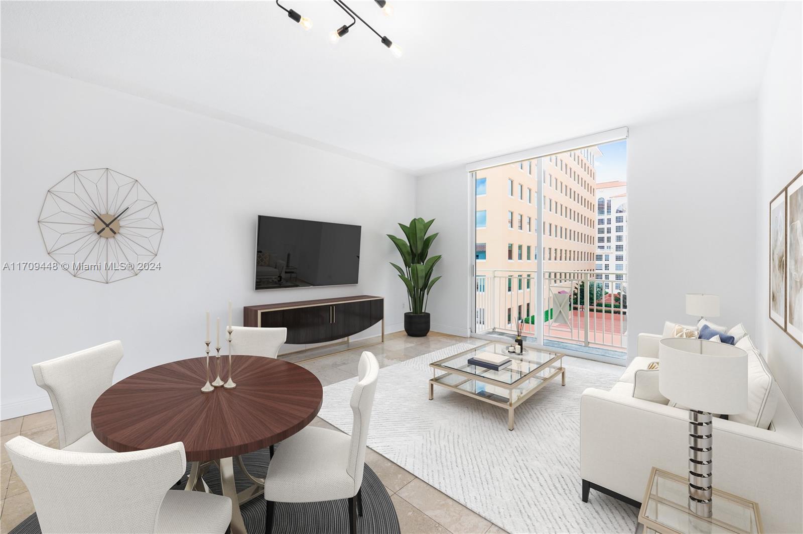 Miracle Mile / Coral Gables - Smart home capabilities installed - Upgraded appliances and finishes - Top floor - Tandem parking spaces (2) and guest parking - 24/7 security