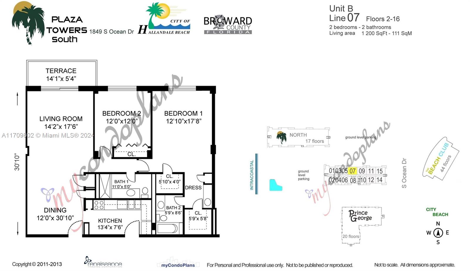 1849 S Ocean Dr #207, Hallandale Beach, Florida image 23