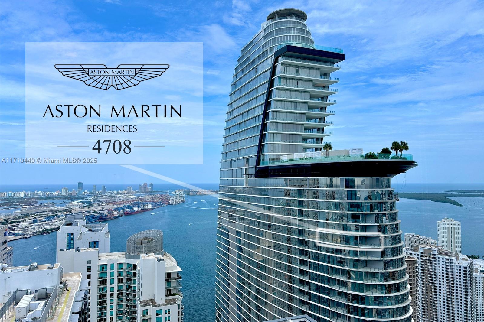 Great opportunity to lease a unique, rare and Spacious One bedroom Sky Residence (only 3 in the building with this special configuration) with a huge corner balcony and water views in Aston Martin Residences.
Perched on the 47th floor, this residence boasts a superior layout, a more spacious balcony, and breathtaking views. Located in the newest and most prestigious building, it features state-of-the-art appliances and high-end finishes that exude sophistication and modern elegance
Enjoy unparalleled five-star amenities, including two swimming pools, a two-story fitness center, children’s room,  business center, and a spa. The building also offers unique lifestyle enhancements like an art gallery, virtual golf, and more. This is your opportunity to live in an extraordinary home