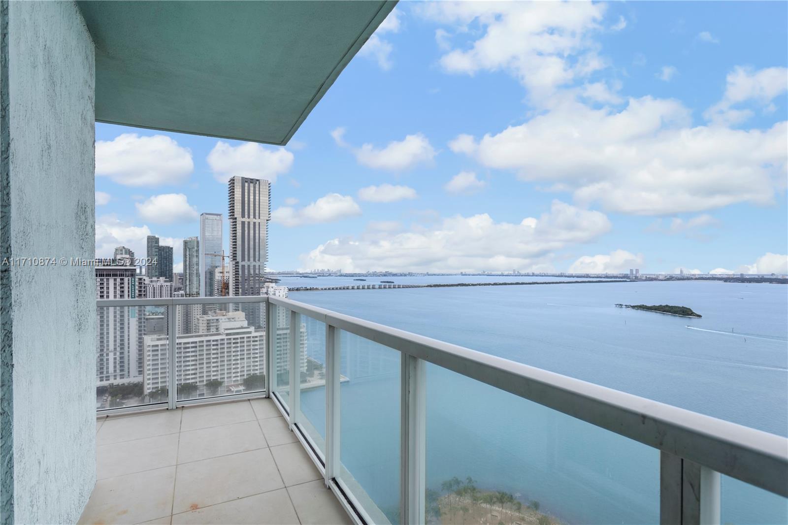 Experience waterfront living in this high-floor corner unit with direct bay views in Miami’s coveted 02 line of the South Tower. This 2-bedroom residence features en suite baths, a powder room, and two expansive balconies with sweeping ocean and bay views.

Located across from Margaret Pace Park, it offers easy access to shopping, dining, and entertainment. Amenities include east and west pools, a fitness center, a two-story entertainment room with water views, front desk service, and valet parking. A perfect blend of luxury and convenience!