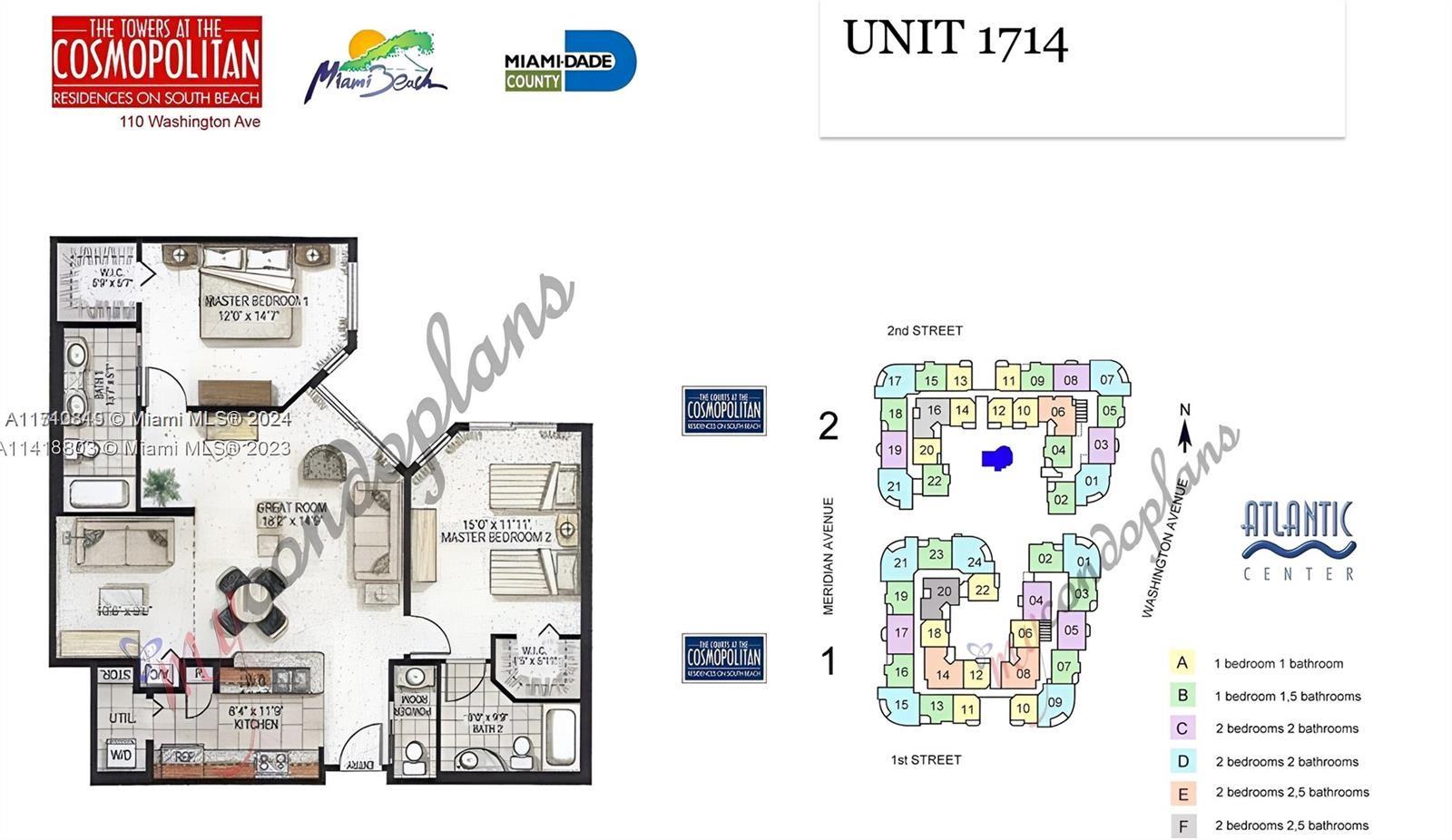 110 Washington Ave #1714, Miami Beach FL 33139