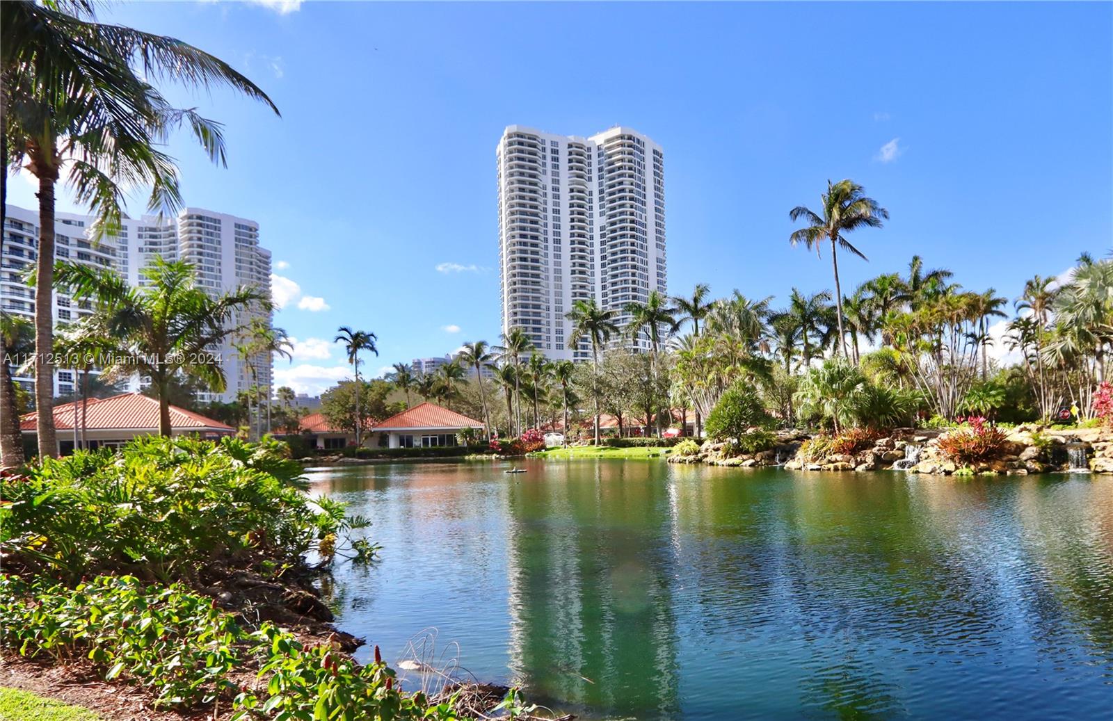 STUNNING 2 BEDROOM, 2 BATHROOM CORNER UNIT OFFERS BREATHTAKING WATER VIEWS, ALLOWING YOU TO WATCH YACHTS GLIDE BY FROM THE COMFORT OF YOUR HOME.  LOCATED IN THE HEART OF AVENTURA, THIS RESIDENCE COMBINES STYLE & CONVENIENCE.  BRAND NEW STAINLESS STEEL APPLIANCES IN THE KITCHEN! WASHER & DRYER IN THE CONDO. SPACIOUS LAYOUT: BRIGHT & OPEN SPLIT FLOOR PLAN WITH PLENTY OF NATURAL LIGHT.  UNMATCHED VIEWS: ENJOY SERENE WATER VIEWS FROM YOUR PRIVATE BALCONY.  AMENITIES: TENNIS, PICKLEBALL, BASKETBALL, FITNESS CENTER, SPARKLING HEATED POOL, JACUZZI, RESTAURANT, CONVENIENCE STORE, 24-HOUR SECURITY GUARD GATE, COURTESY BUS & MODERN LOBBY! PRIME LOCATION: MINS. TO AVENTURA MALL, WORLD CLASS DINING, BEACHES & SCHOOLS!  STEPS TO HOUSE OF WORSHIP. CAN BE RENTED UNFURNISHED OR PARTIALLY FURNISHED!