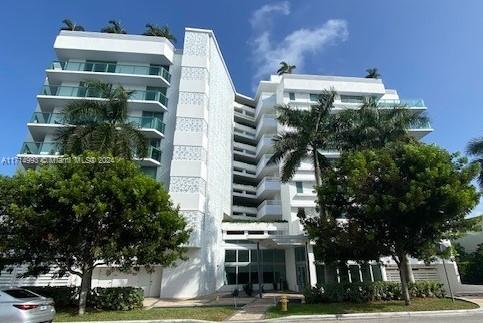 Great apartment in the desirable neighborhood of Bay Harbor Islands! Apartment has 2 FULL bathrooms with roman tubs, a small den area adjacent to living room, and spacious wrap-around balcony. Fully equipped with top of the line appliances, wine cooler, and washer/dryer inside the unit. Apartment comes with 2 assigned parking spaces right at the building entrance (one for compact car only) and a great storage area next to the apartment. Boutique building offers secure entry, beautiful rooftop pool/hot tub, and BBQ area. A+ school district.