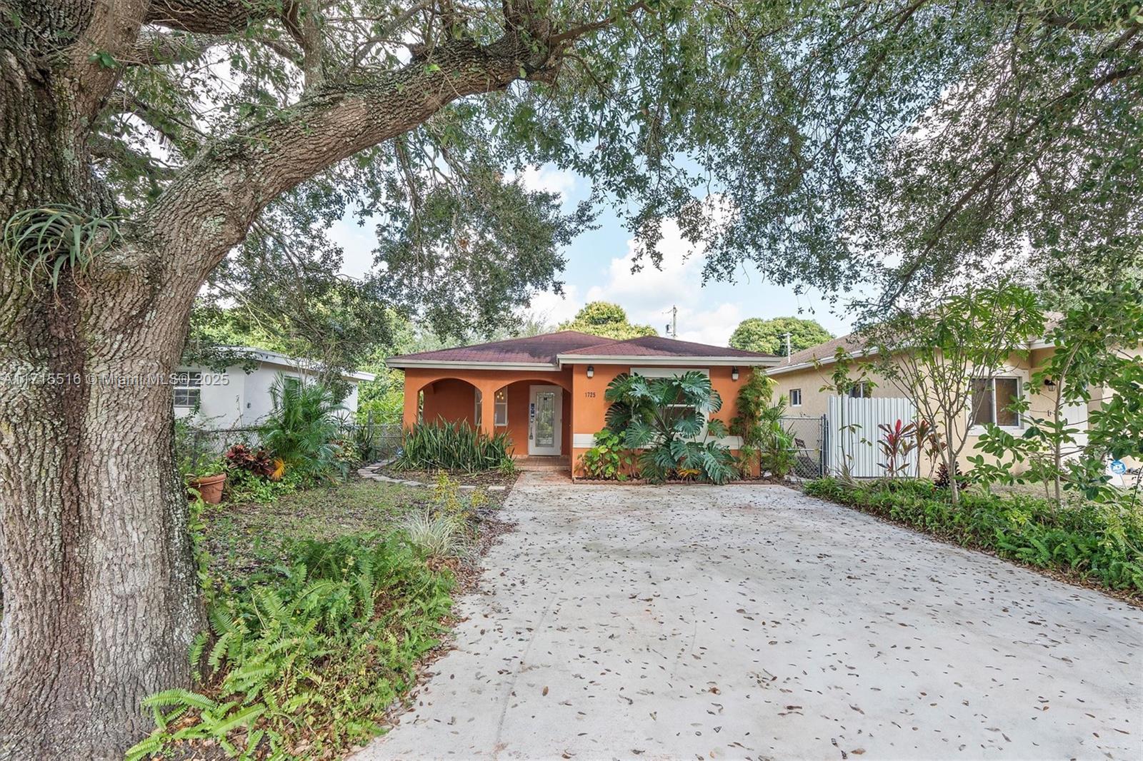 Well-maintained beautiful 4-bedroom, 2-bathroom single-family home nestled in a peaceful Miami neighborhood. The primary bathroom has been updated, the roof was re-certified in 2016 for an additional 10 years, and the home features a 2021 water heater, 2016 A/C, and a newer front door. A private entrance to the 4th bedroom is ideal for a home office or rental. This property also boasts a fenced yard with fruit trees, a large outdoor storage shed, ceiling fans, tile floors throughout, front and back covered patio, and hurricane shutter panels. Centrally located near I-95, it offers easy access to Wynwood, the Art District, Miami International Airport, and nearby beaches.