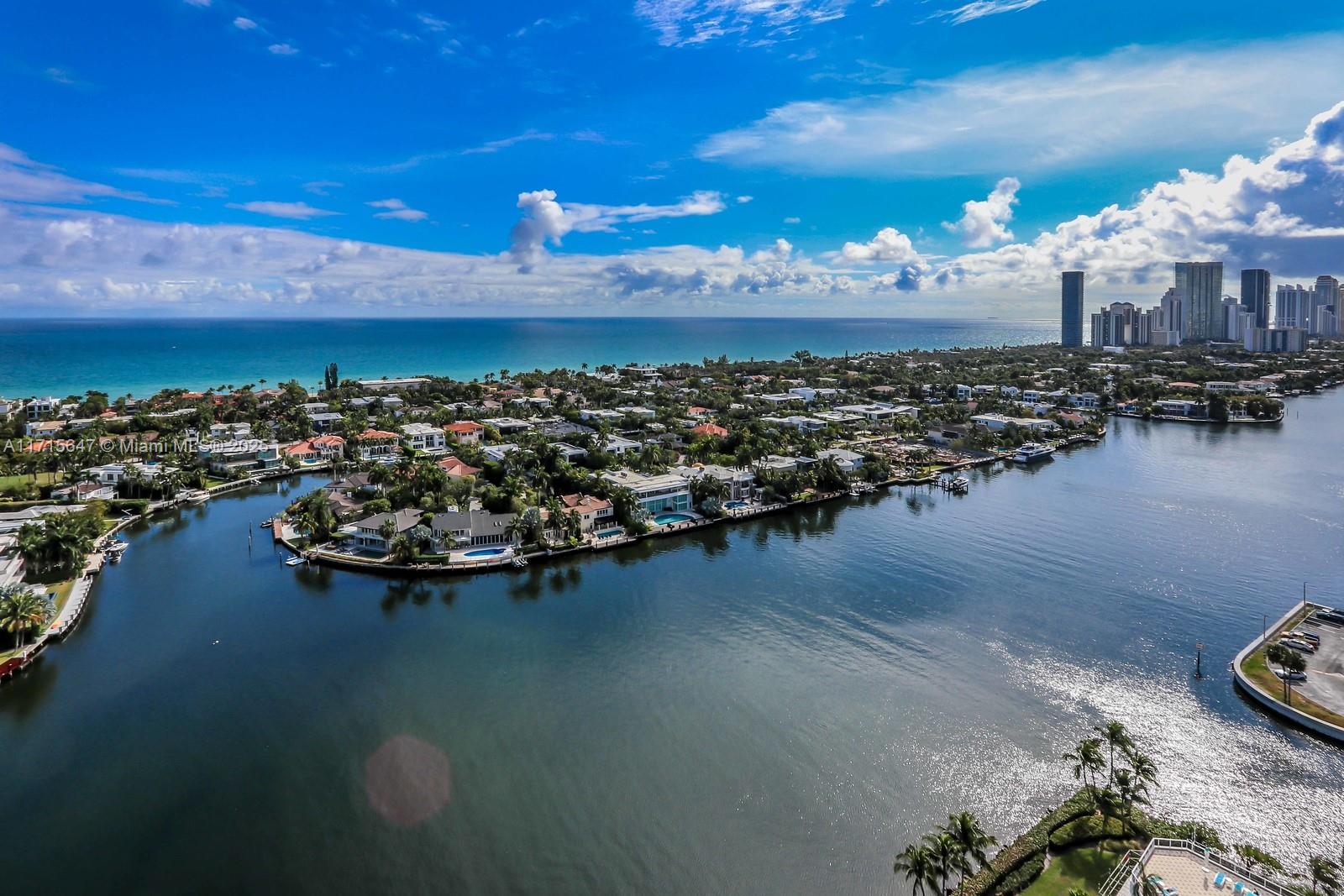 Step into this 2,370-square-foot residence through private elevator access and be greeted by breathtaking panoramic views of the Ocean, Intracoastal, and Golden Beach from every room. Featuring a split floor plan with 3 bedrooms, and 2.5 bathrooms, (currently 3rd bedroom configured as a bar). Every room offers balcony access, creating seamless indoor-outdoor living. Includes two deeded parking spaces and one storage. 
Located in the exclusive One Island Place community, this home invites you to transform its original condition into a personalized sanctuary that reflects your unique style and vision. Amenities include two swimming pools, a fitness center, and tennis courts, all in a premier location of an 8-acre complex in the heart of Aventura’s finest dining, shopping, and beaches.