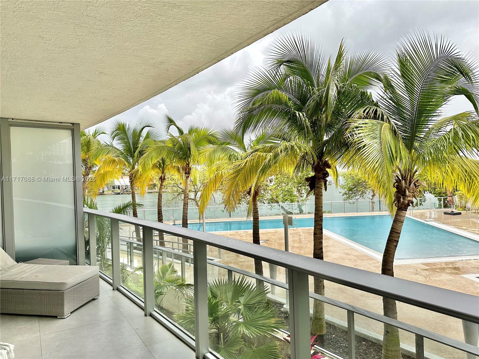 TURN KEY Fully Furnished 2 bedroom 2 full bathrooms with water views ! Enjoy amazing sunsets at it's large balcony overlooking the bay and pool. Tastefully furnished residence at brand new building in Miami Beach designed by renowned architect Luis Revuelta. Perfect location walking distance to shopping, restaurants and 2 blocks from the beach. Bosh brand new appliances. Bay side pool, state of the art gym, spa and much more!