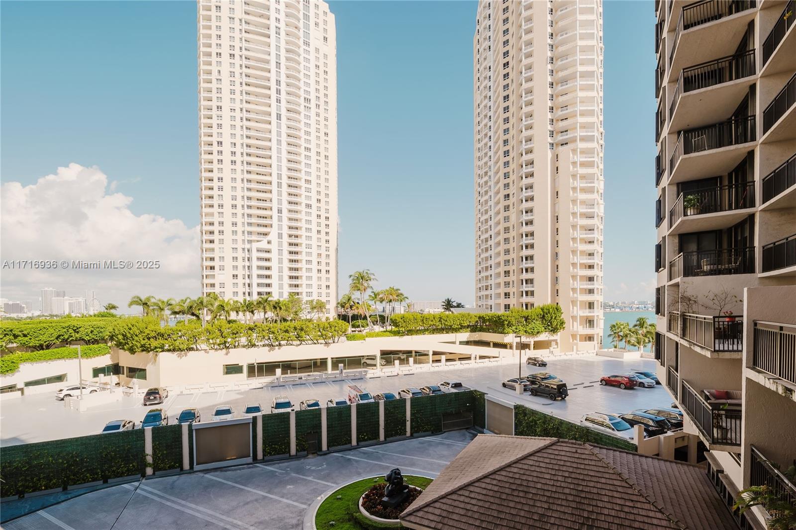 Step into the this luxury, waterfront lifestyle in one of Miami's most exclusive neighborhoods.  Residents enjoy a tranquil retreat with quick access into the Brickell area. A beautiful view of Biscayne Bay, spacious 2/2, walk-in closet, large living room, dining room and wrap around balcony. Residents have access to a beautiful swimming pool, fitness center, sauna, tennis courts, 24 hour concierge services, valet parking and 2 parking spaces in the garage.