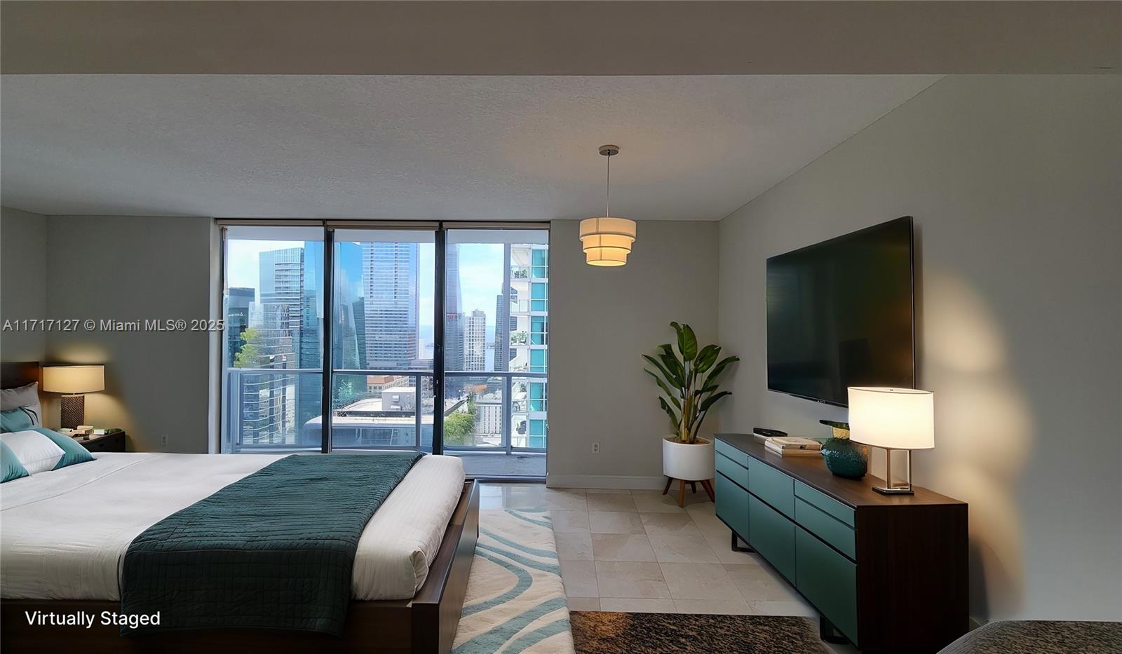 AVAILABLE MARCH 1, 2025: Beautiful LARGE studio unit on the 31st floor facing Brickell Ave. Live in the middle of Miami's heart, located short-distance to restaurants, grocery stores, Whole Foods, Nightlife entertainment, Metromover. In-unit washer/dryer and a large balcony to enjoy the beautiful skyline views. Tenant occupied until Feb.28th. No pets.