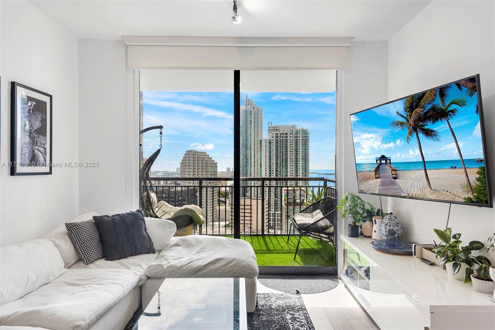 Fantastic location in the heart of Brickell! This 1-bedroom, 1 bathroom unit on the 29th floor at the Nine at Mary Brickell Village is offered fully furnished. This unit is updated with beautiful finishes, wood floors throughout, built out closets, and blackout & sheer blinds in the Living Room & Primary Bedroom. Enjoy an open, turfed balcony with East-facing views to the Brickell Skyline, Bay & the One Acre Amenity Deck. Located near restaurants, night life, shops, supermarkets, Metro Mover, I-95, Brickell City Center & much more! All amenities are on the 11th floor which includes a state-of-the-art gym, new community pool, outdoor playground, grills, conference room, club room, 24/7 video surveillance, & valet. Available starting 3/8/2025. Unit comes with 1 assigned parking space.